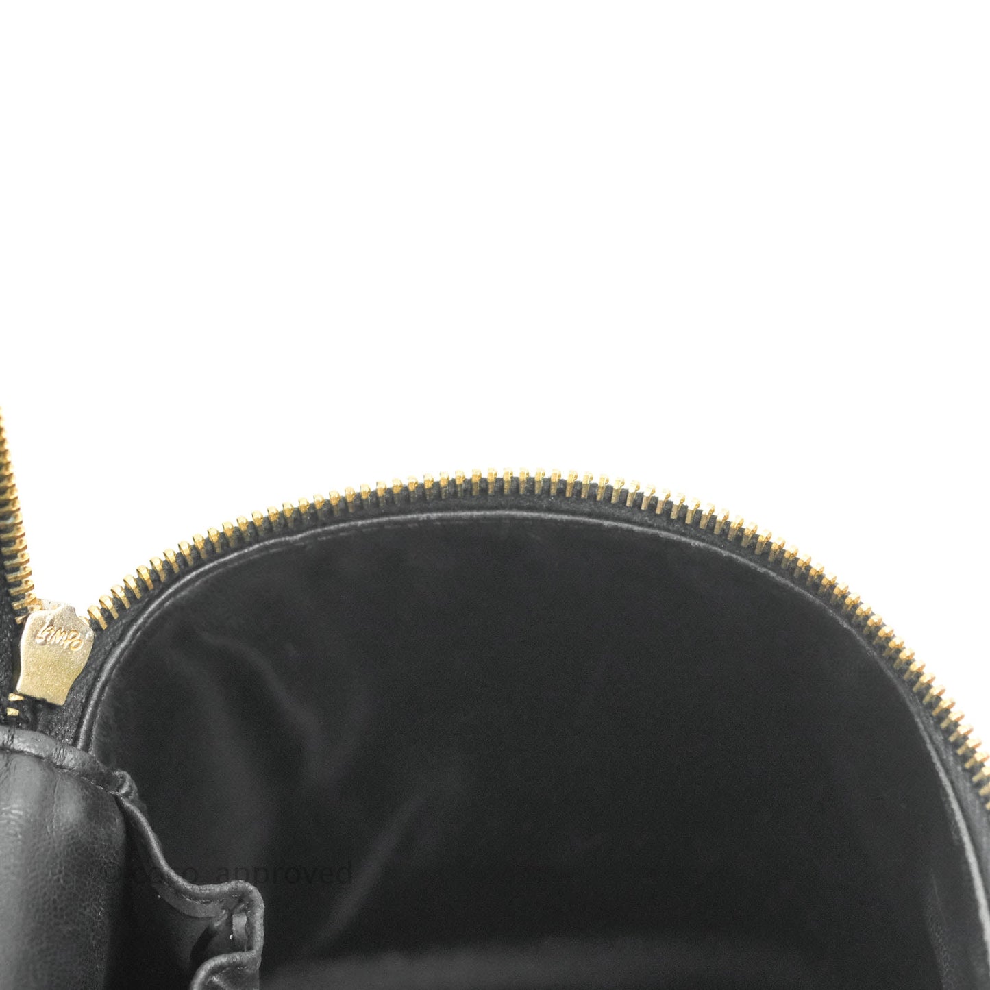 Chanel Vintage Vanity Case Black Caviar Gold Hardware