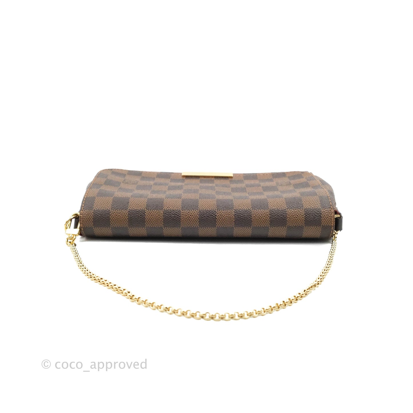 Louis Vuitton Damier Ebene Favourite MM 2-way Flap Bag