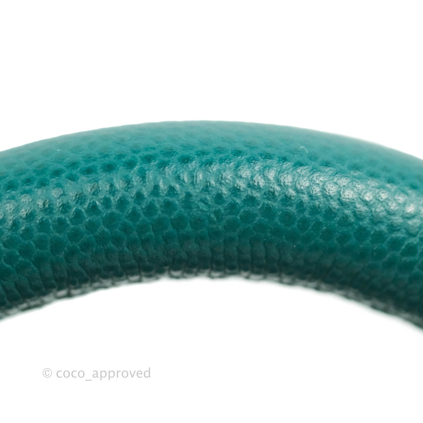 Chanel Small Quilted Coco Handle Teal Green Caviar Gold Hardware