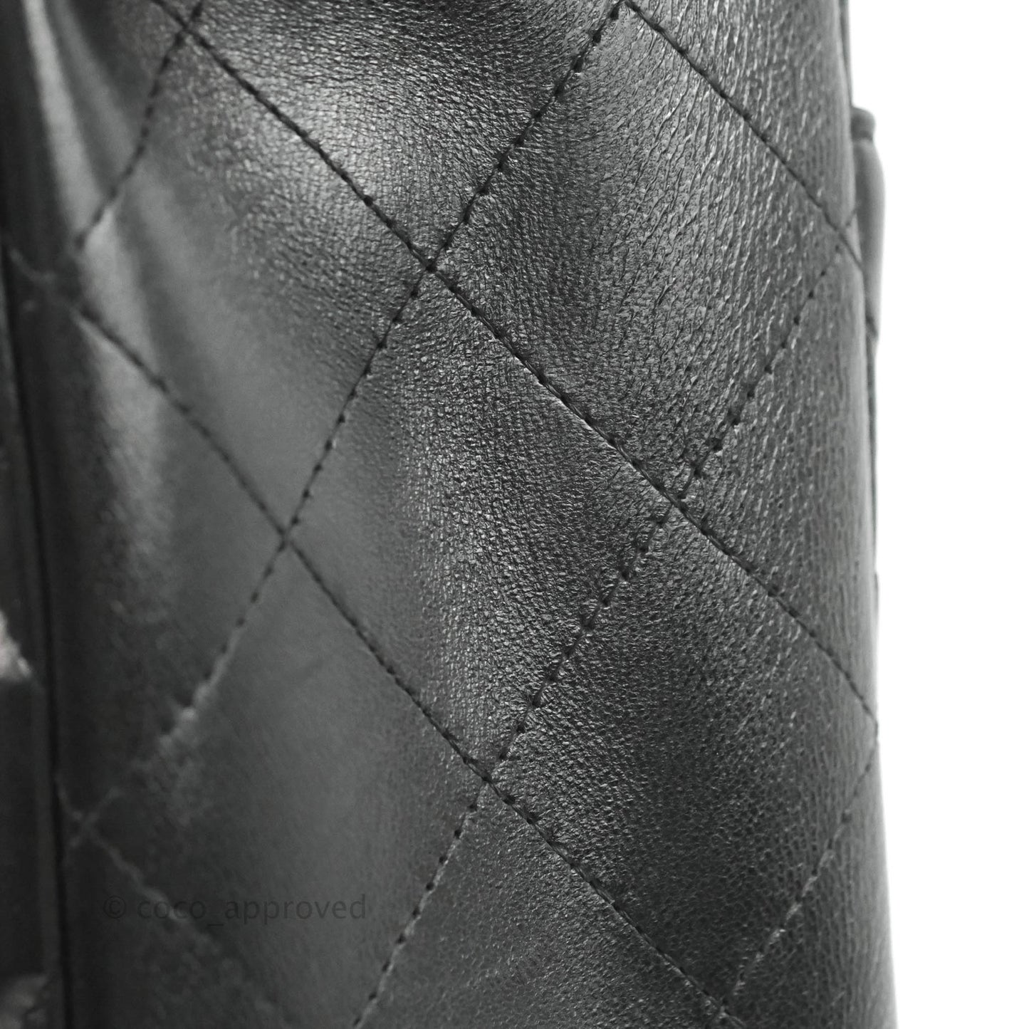 Chanel Jumbo Double Flap Black Lambskin Gold Hardware
