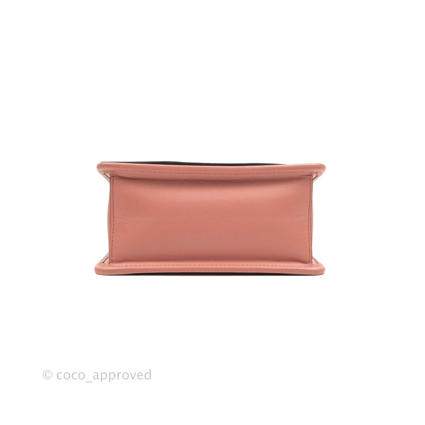 Fendi Small Kan I Shoulder Bag Rosy Pink Calfskin Gold & Silver Hardware