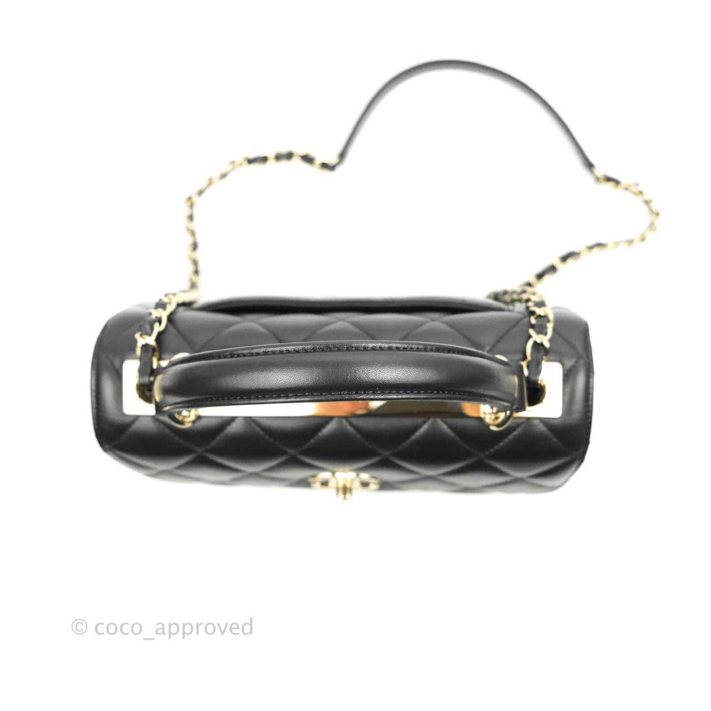 Chanel Trendy CC Small Black Lambskin Gold Hardware