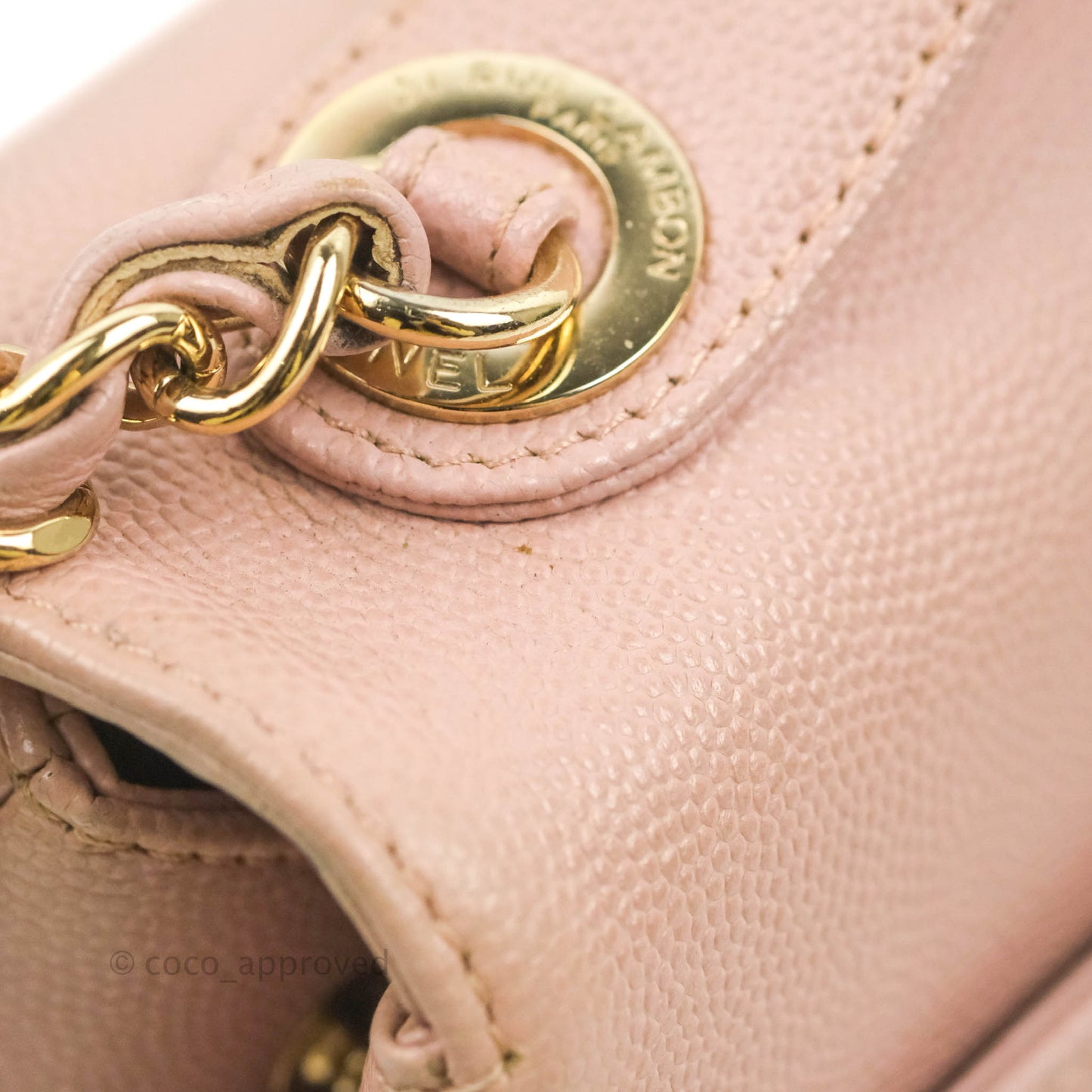 Chanel Quilted Medium Business Affinity Flap Pink Caviar Gold Hardware