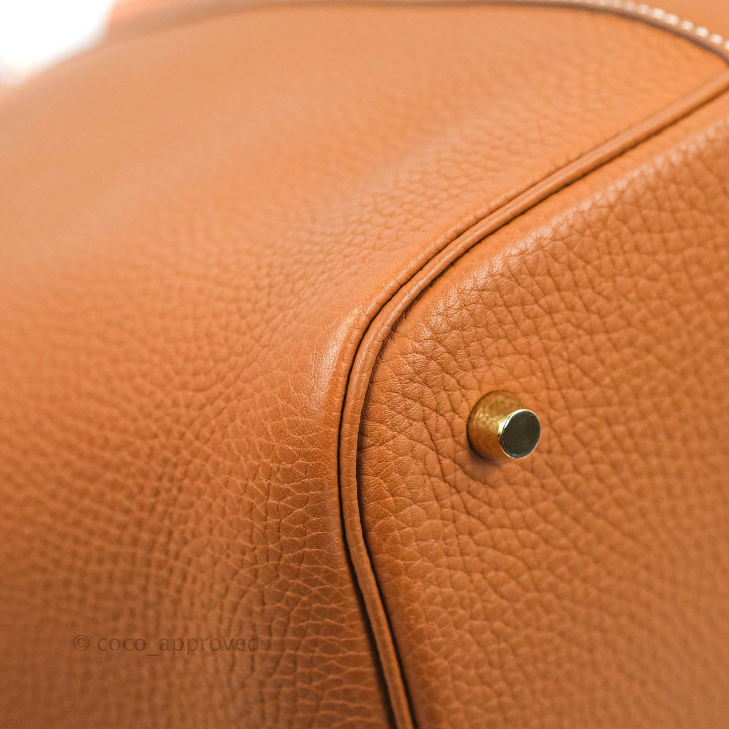 Hermès Picotin 26 GM Taurillon Clemence Gold Gold Hardware