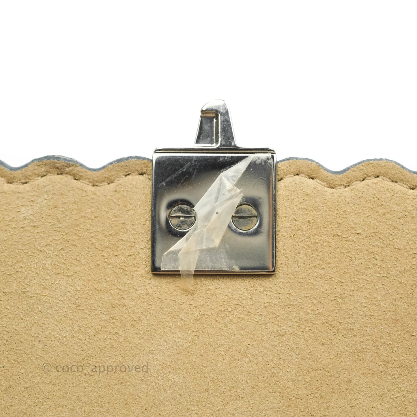 Fendi Kan I Scalloped Shoulder Bag Dark Pink Silver Hardware