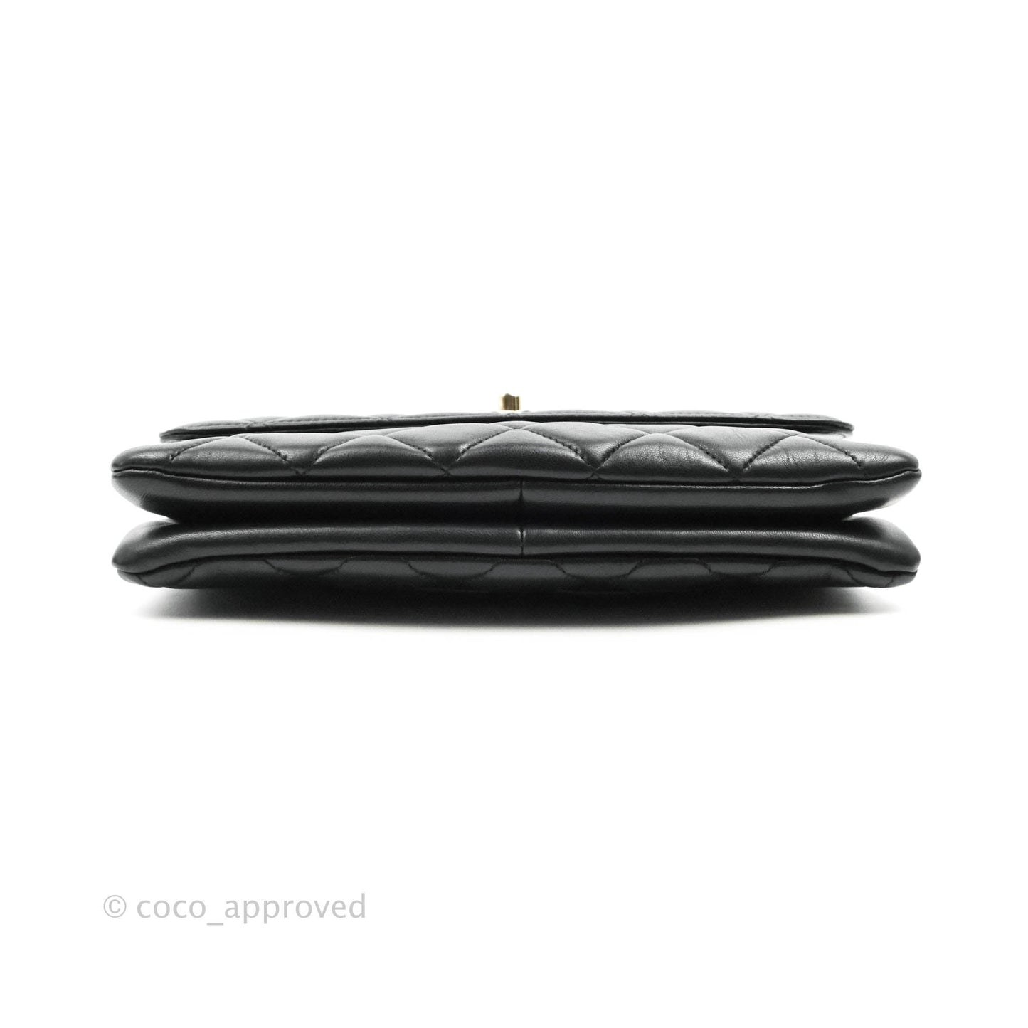 Chanel Trendy CC Flap Bag Black Lambskin Gold Hardware