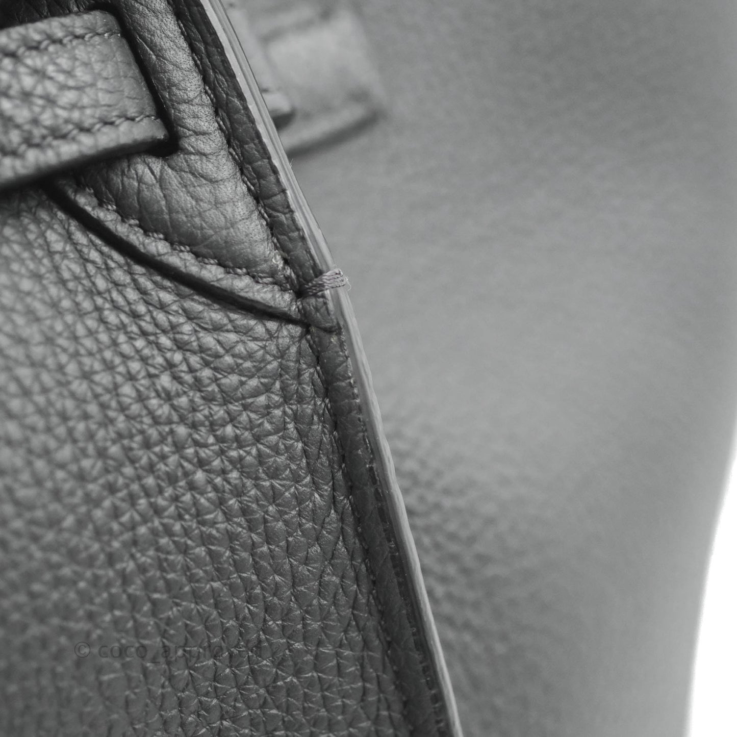 Celine Small Big Bag Black Supple Grained Leather Silver Hardware Dark Grey