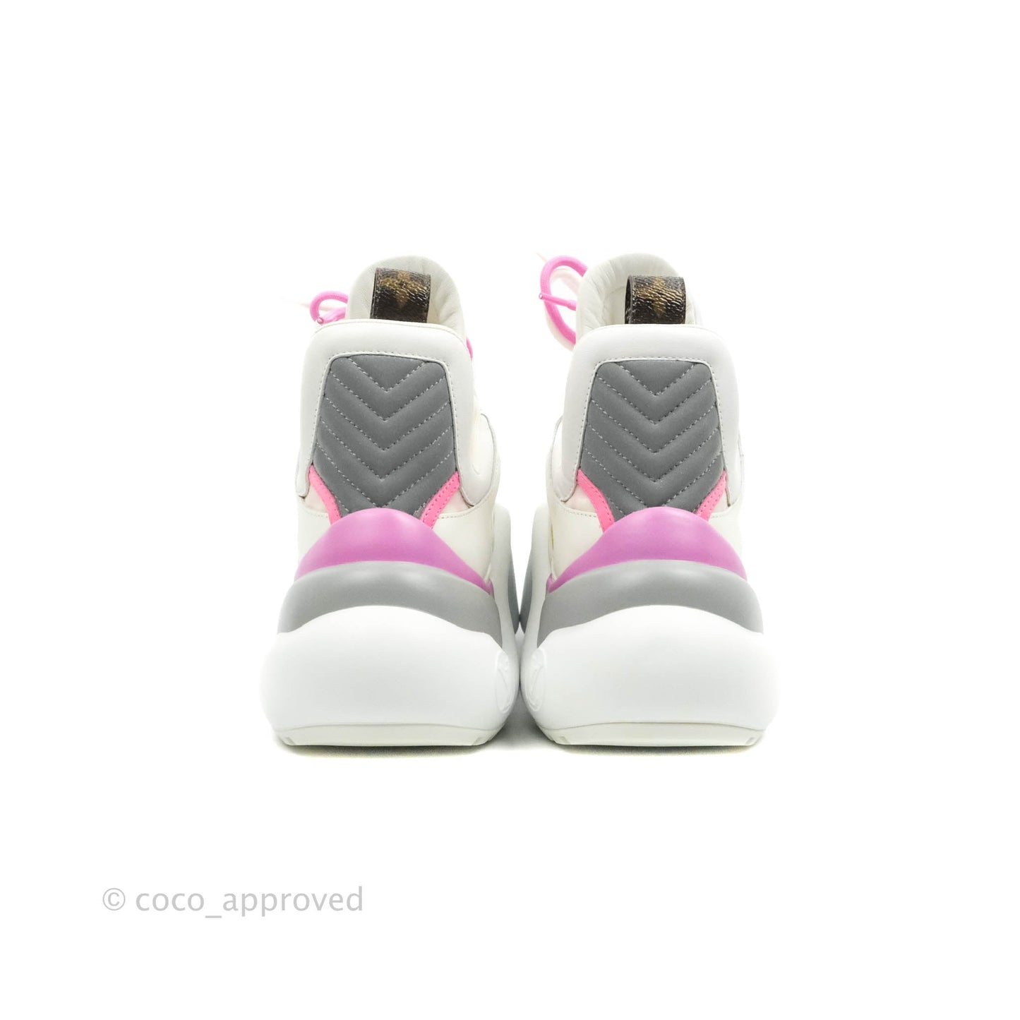 Louis Vuitton Archlight Sneakers Rose Clair Pink & White Size 38