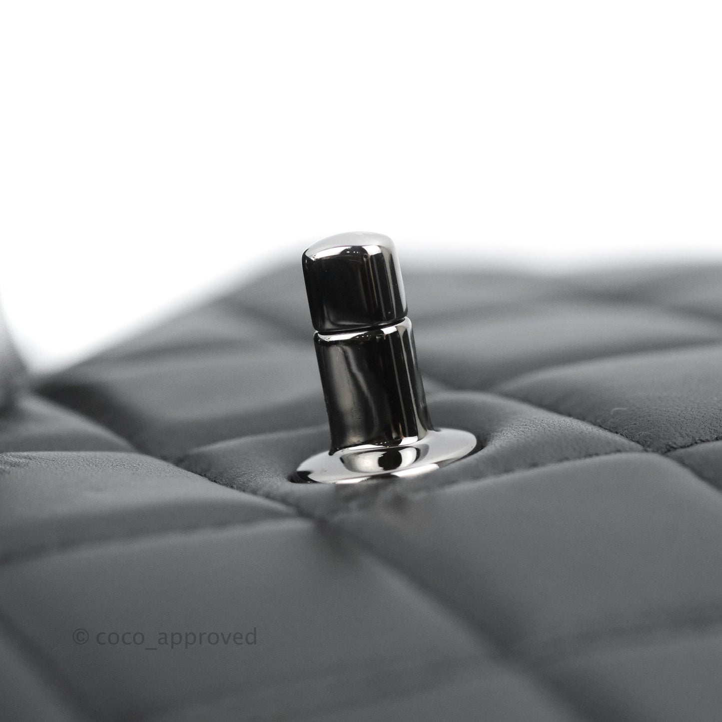 Chanel Trendy CC Small Black Lambskin Dark Silver Hardware