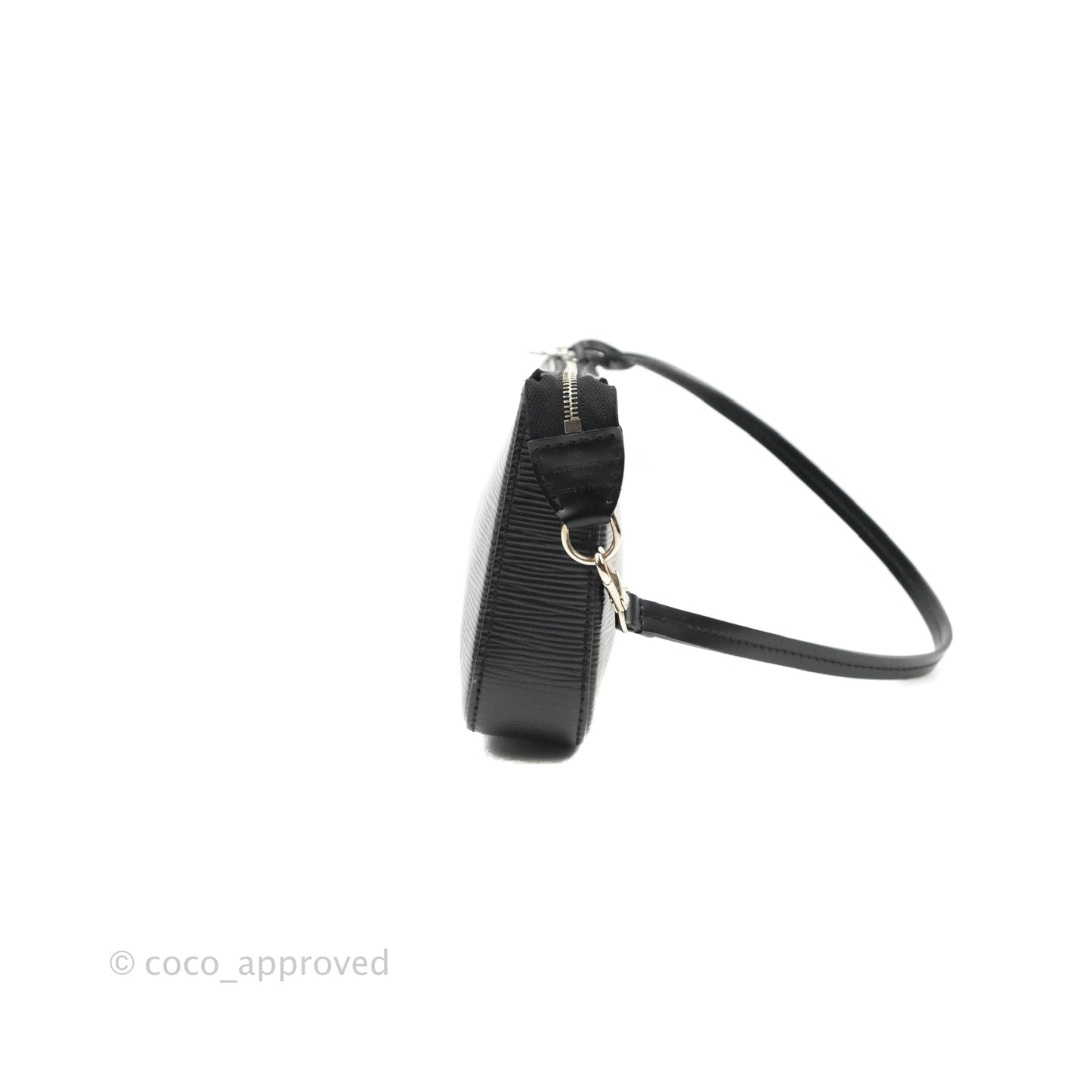 Louis Vuitton Epi Pochette Accessories NM Black