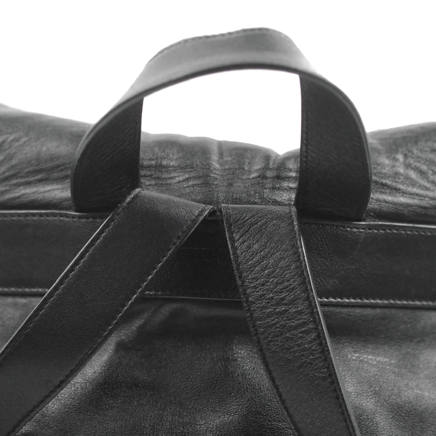 Saint Laurent Festival Fringe Backpack Black Calfskin