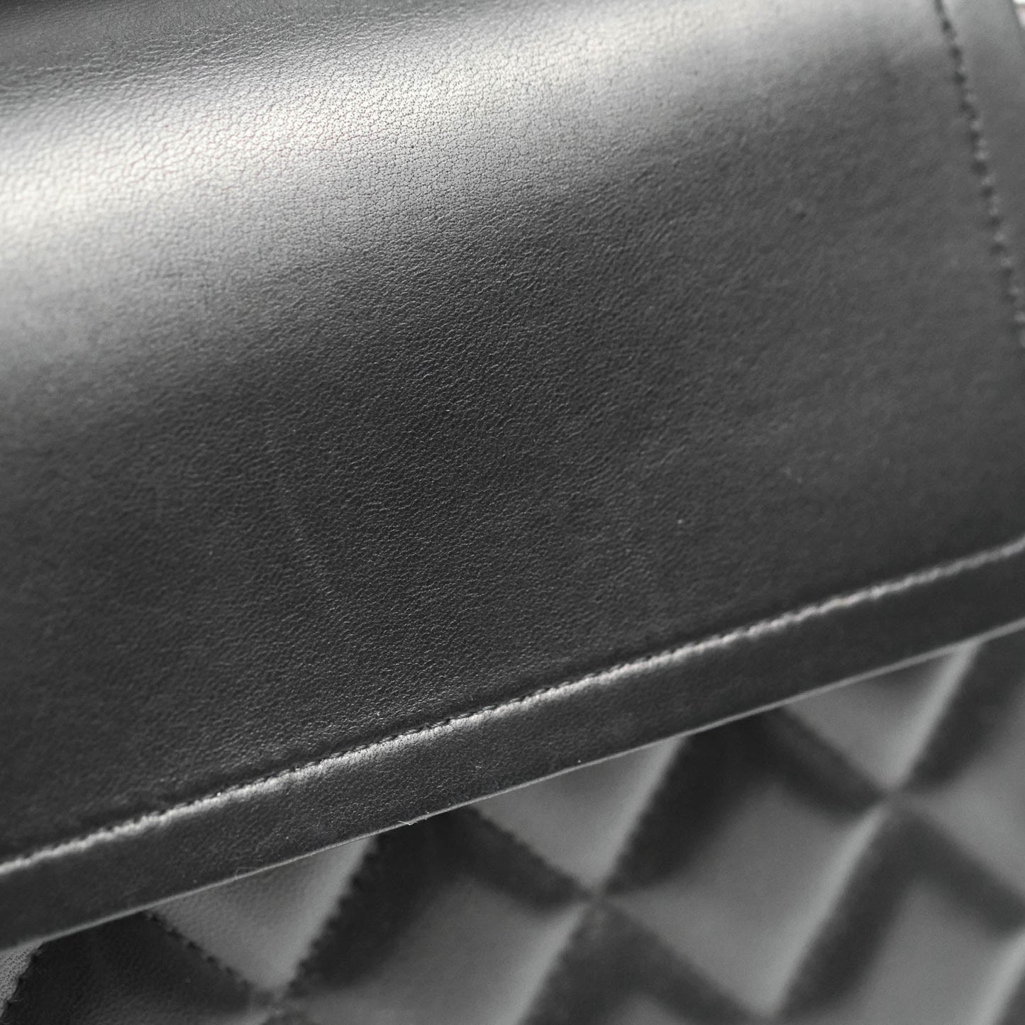 Chanel Jumbo Double Flap Black Lambskin Silver Hardware⁣⁣