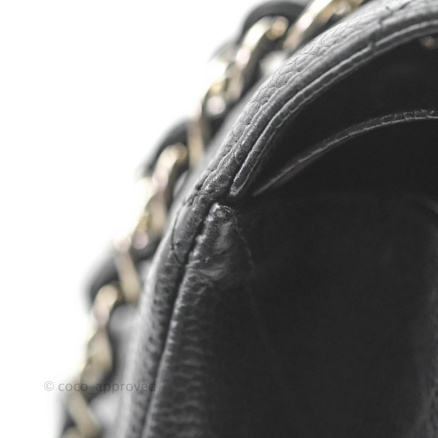 Chanel Quilted Maxi Double Flap Black Caviar Silver Hardware