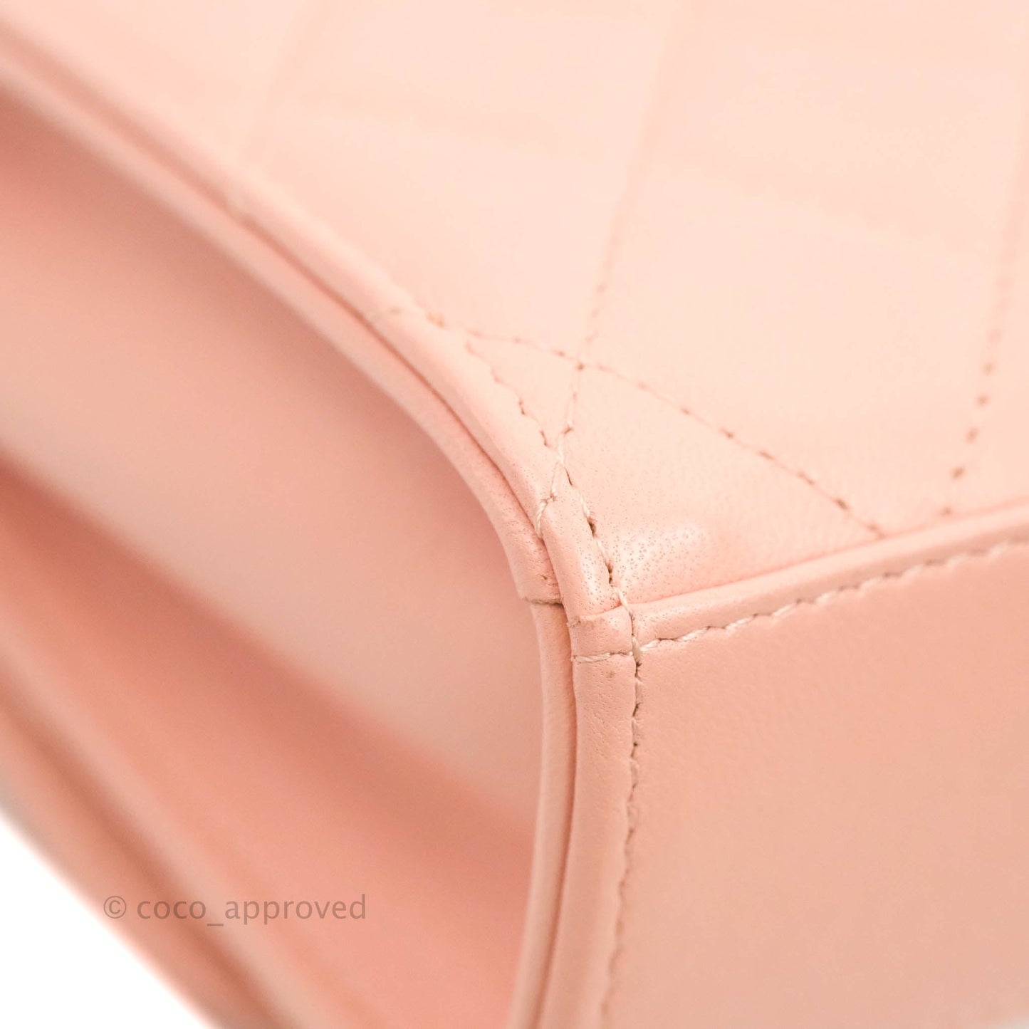 Chanel Mini Quilted Trendy CC Clutch With Chain Pink Lambskin Gold Hardware