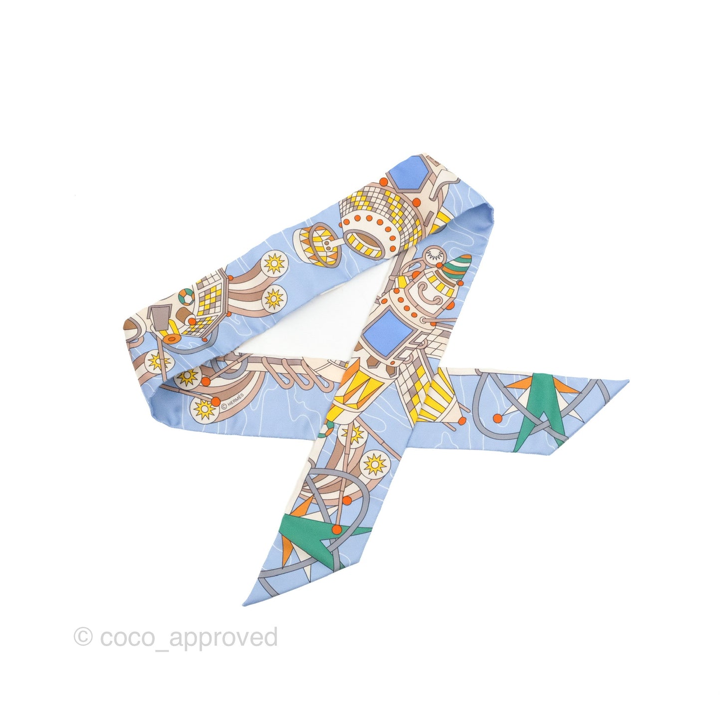 Hermès Scarf Odyssey Silk Twilly