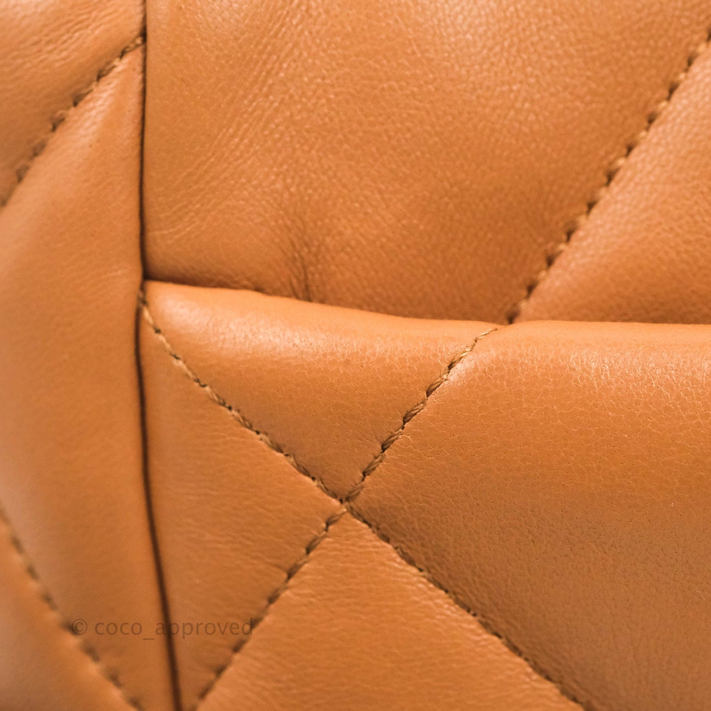Chanel 19 Small Caramel Dark Beige Lambskin Mixed Hardware 21K