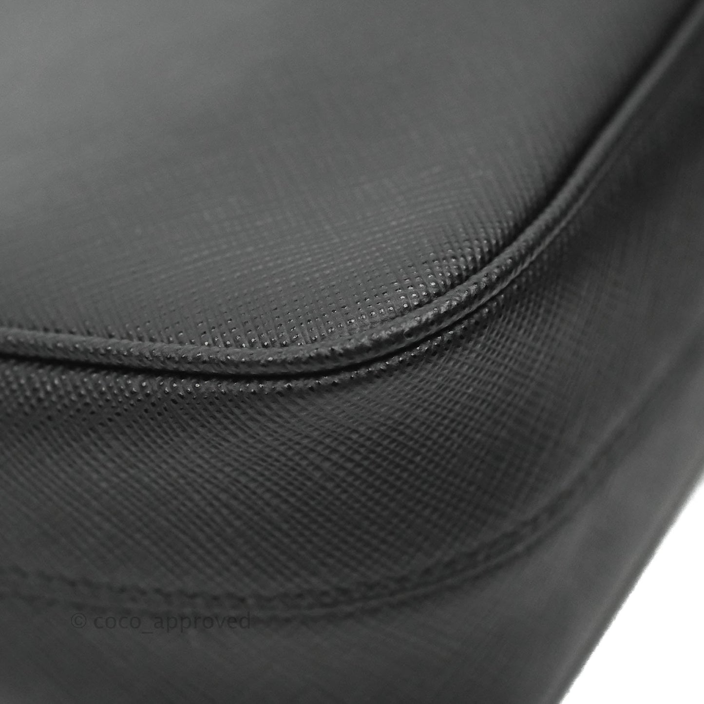 Prada Re-Edition 2005 Black Saffiano Leather Bag Gold Hardware