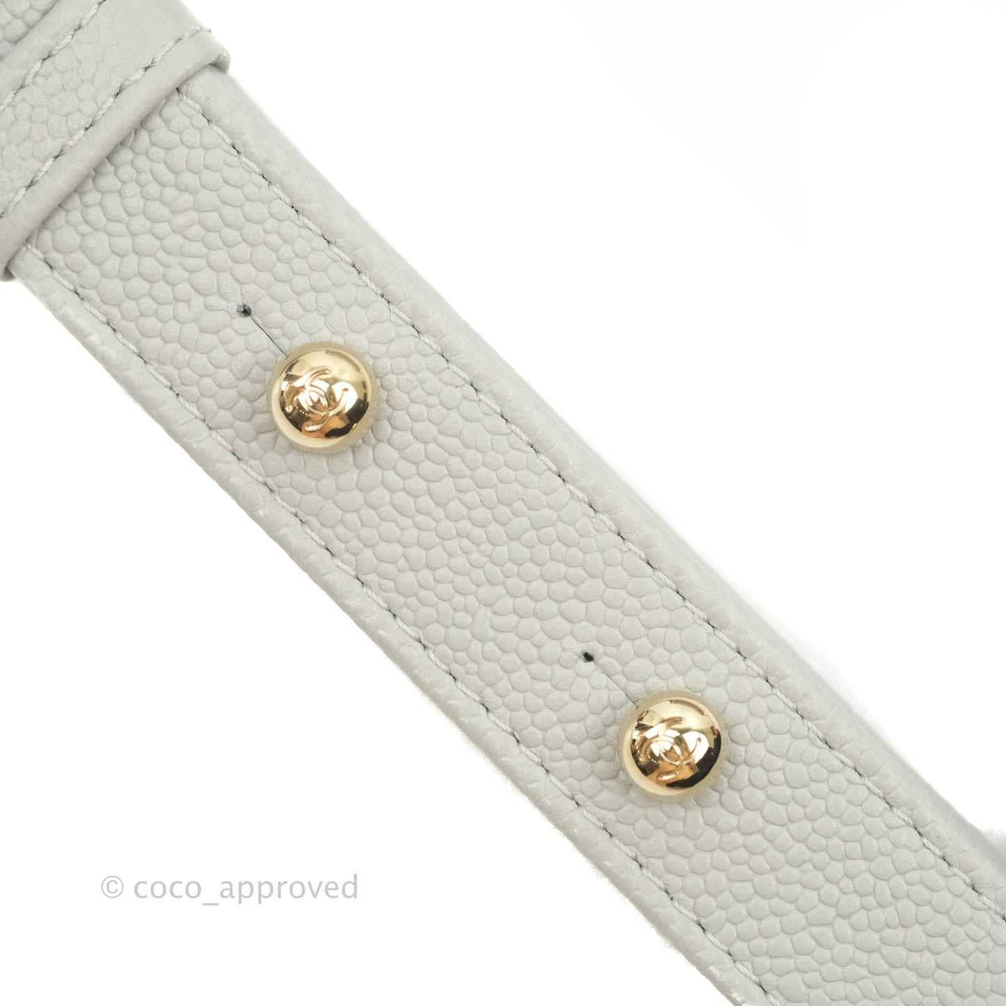 Chanel Small Boy Grey Caviar Gold Hardware