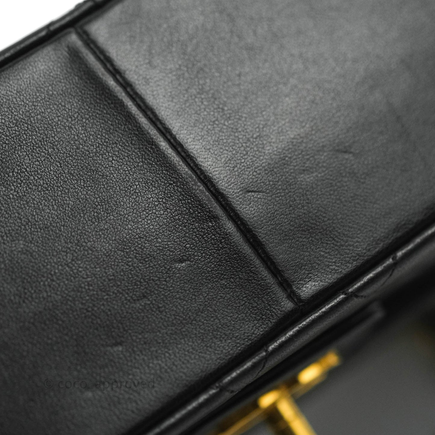 Chanel Classic Double Flap Vintage Black Lambskin 24K Gold Hardware