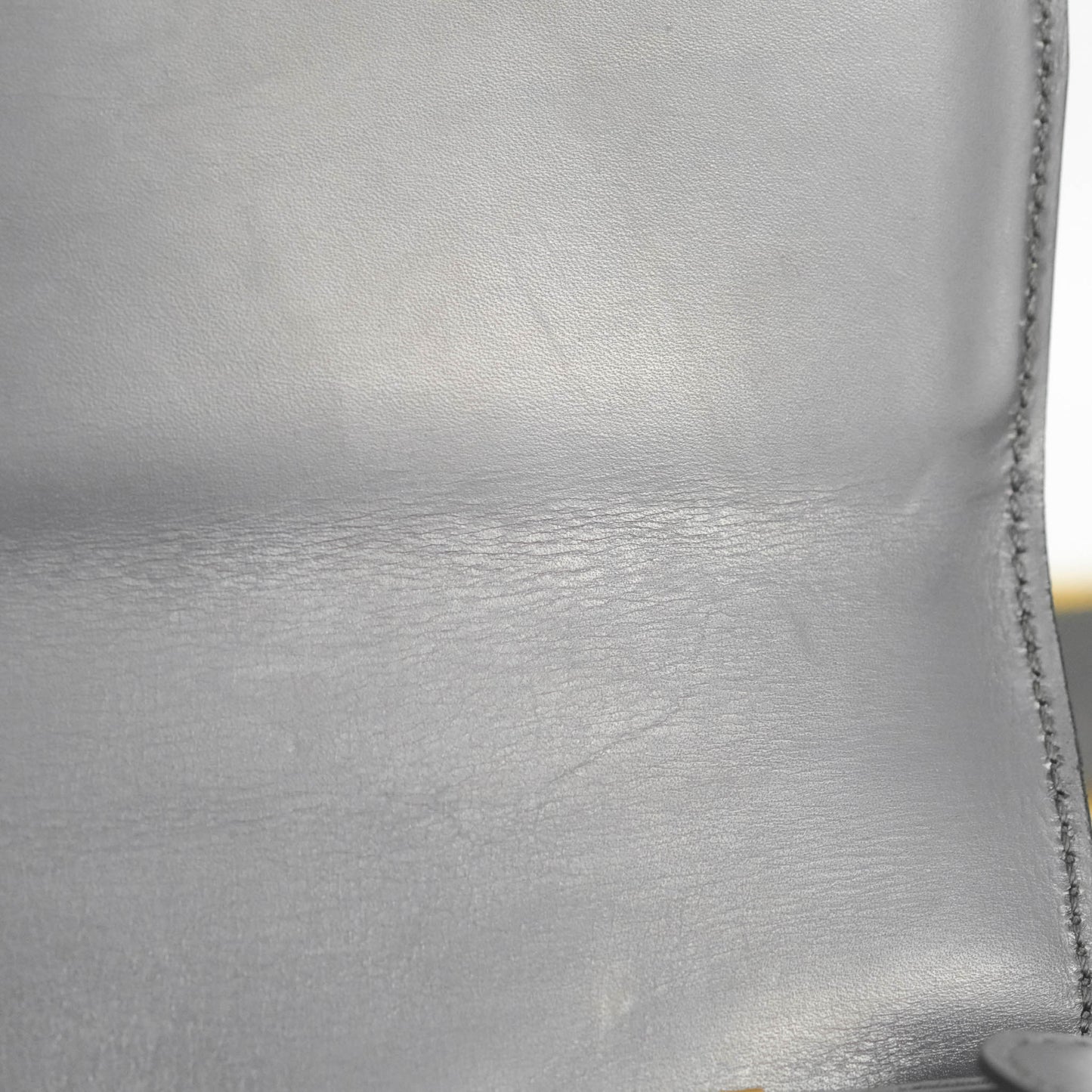 Celine Vintage Royal Triomphe Lock Crossbody Bag Grey
