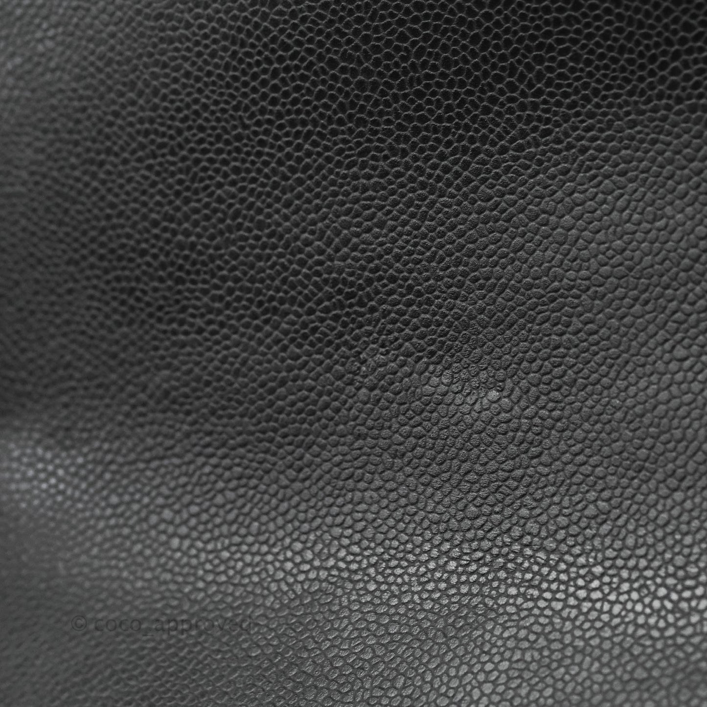 Chanel Quilted Single Flap Maxi Black Caviar Silver Hardware