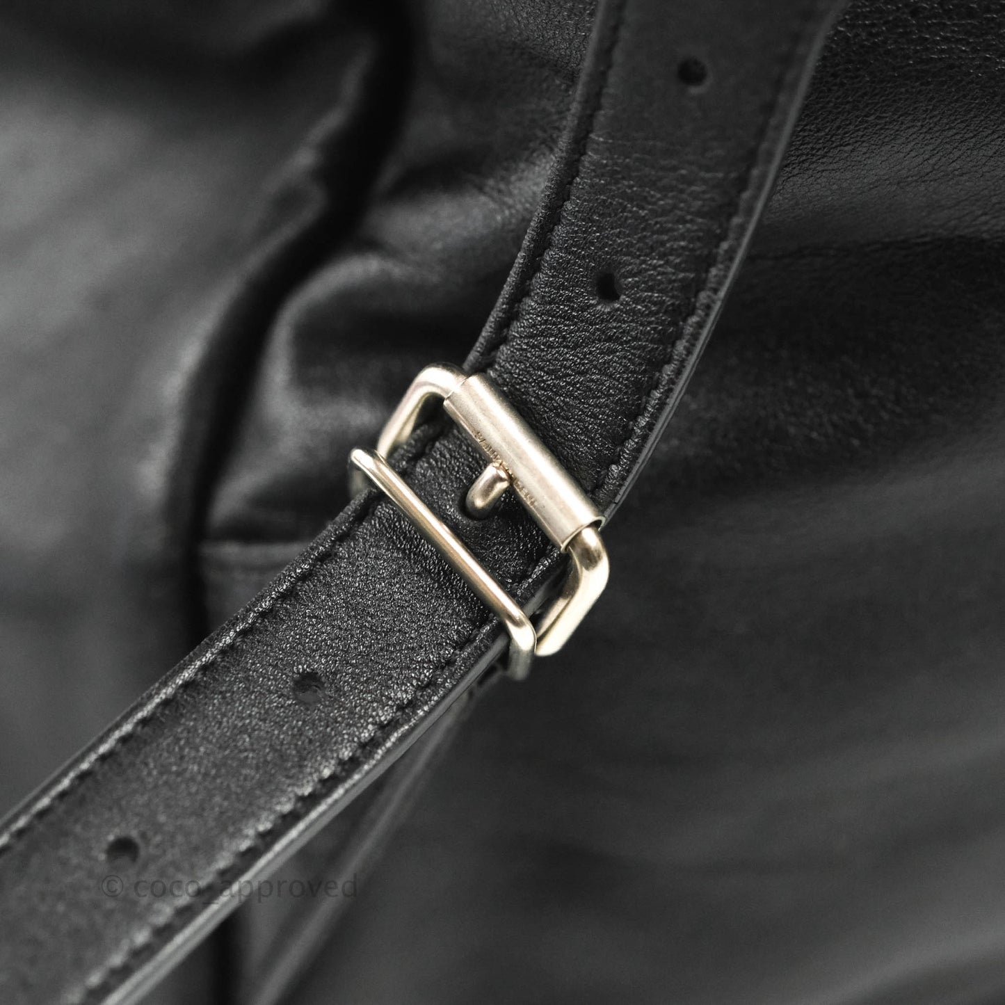 Saint Laurent Festival Fringe Backpack Black Calfskin