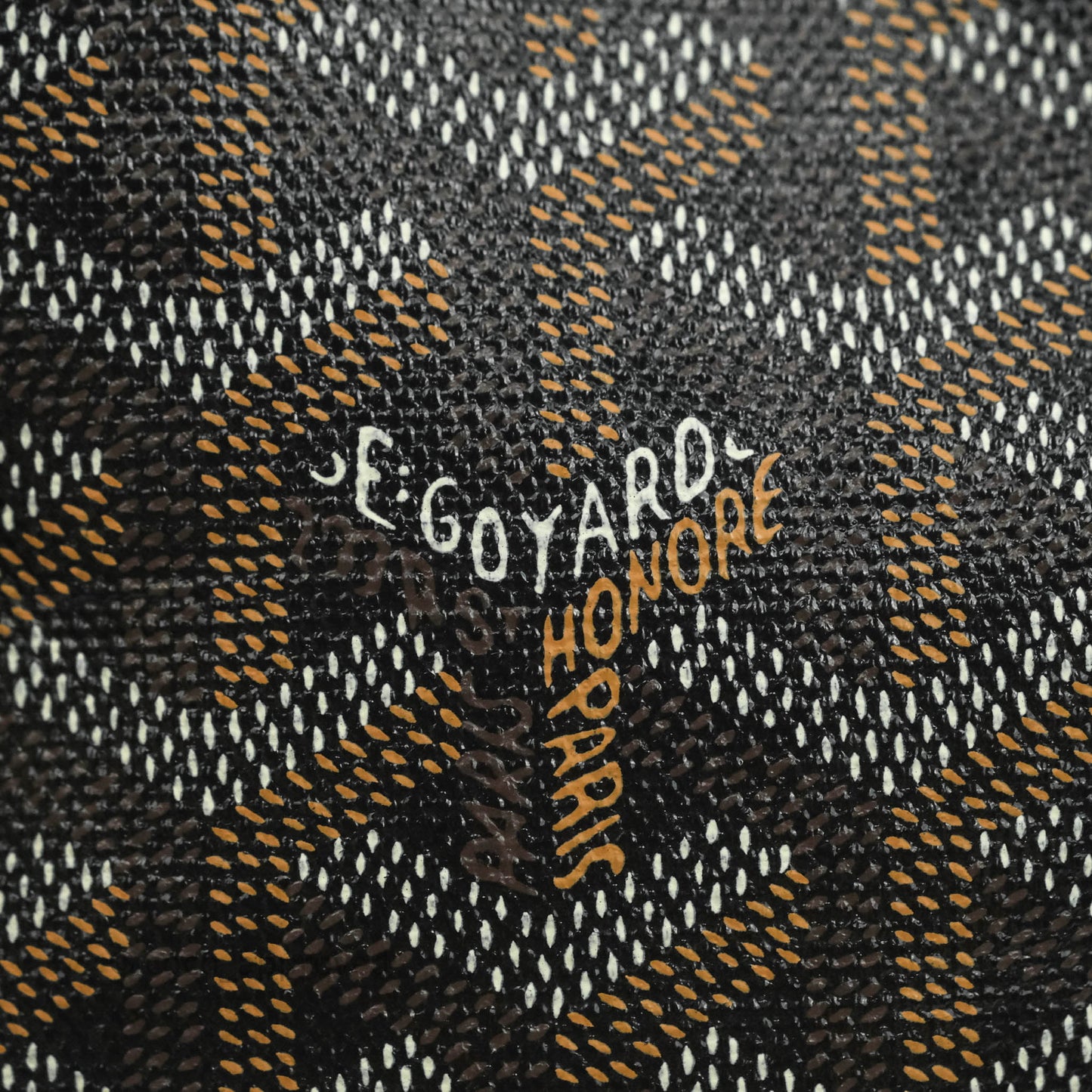 Goyard Petit Flot Black & Natural Drawstring Bucket Bag