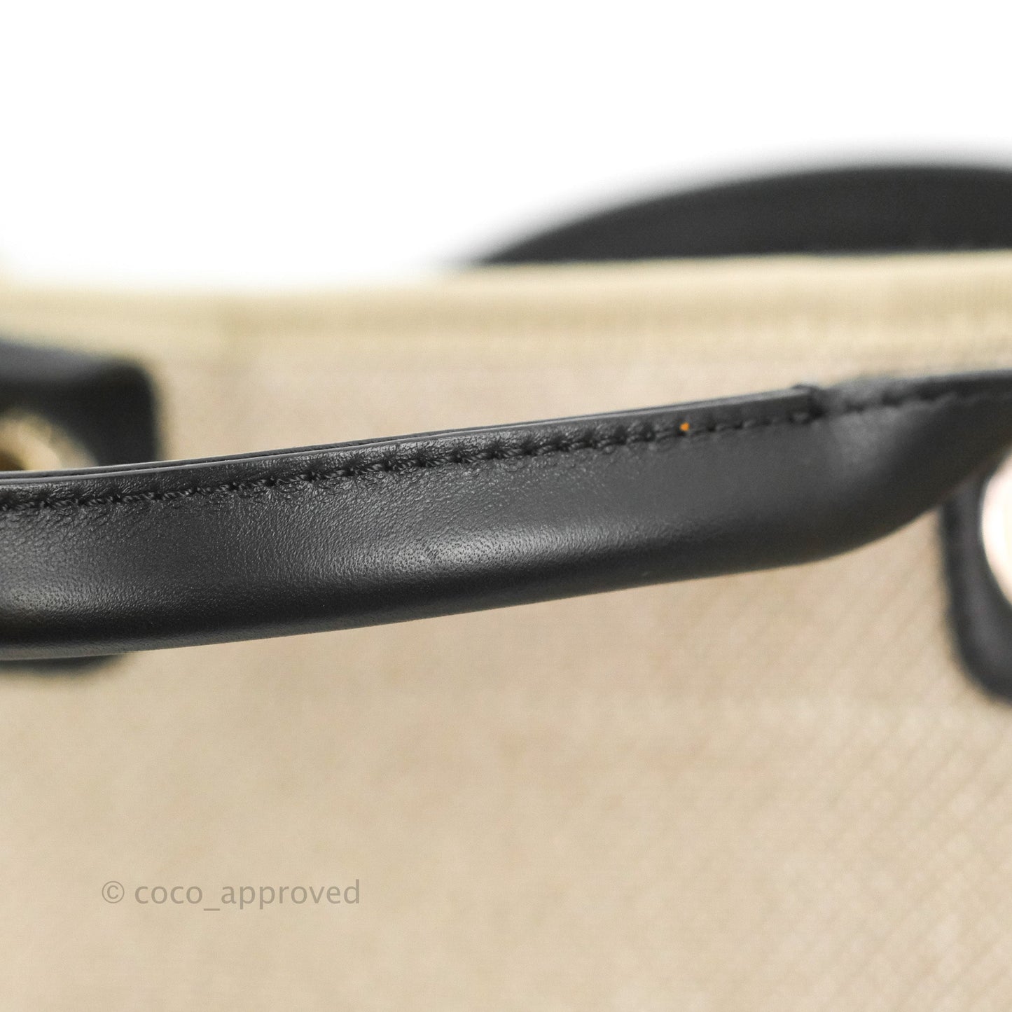 Chanel Large Deauville Black/Taupe Canvas