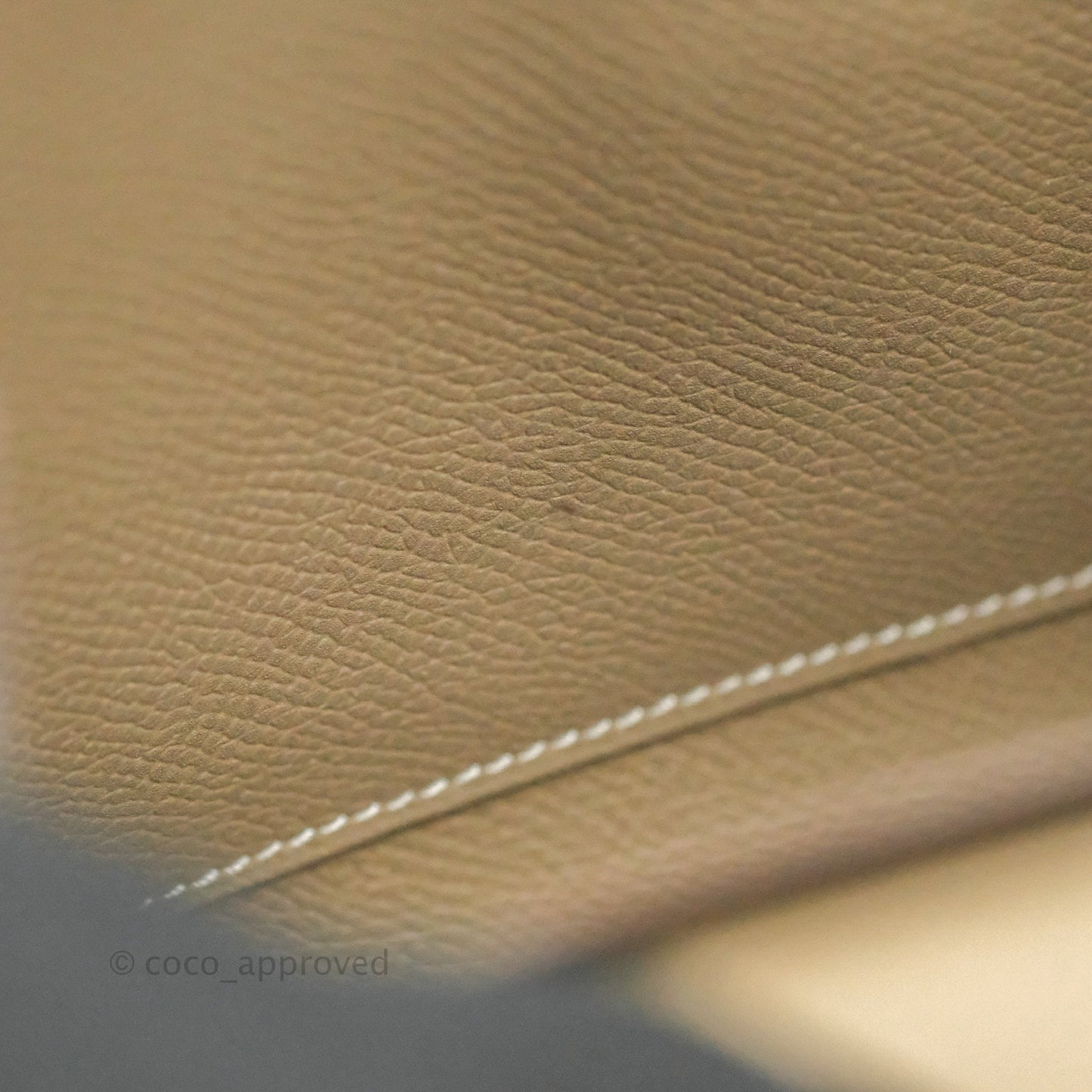 Hermes Epsom Clic 16 Wallet Etoupe 18 Palladium Hardware