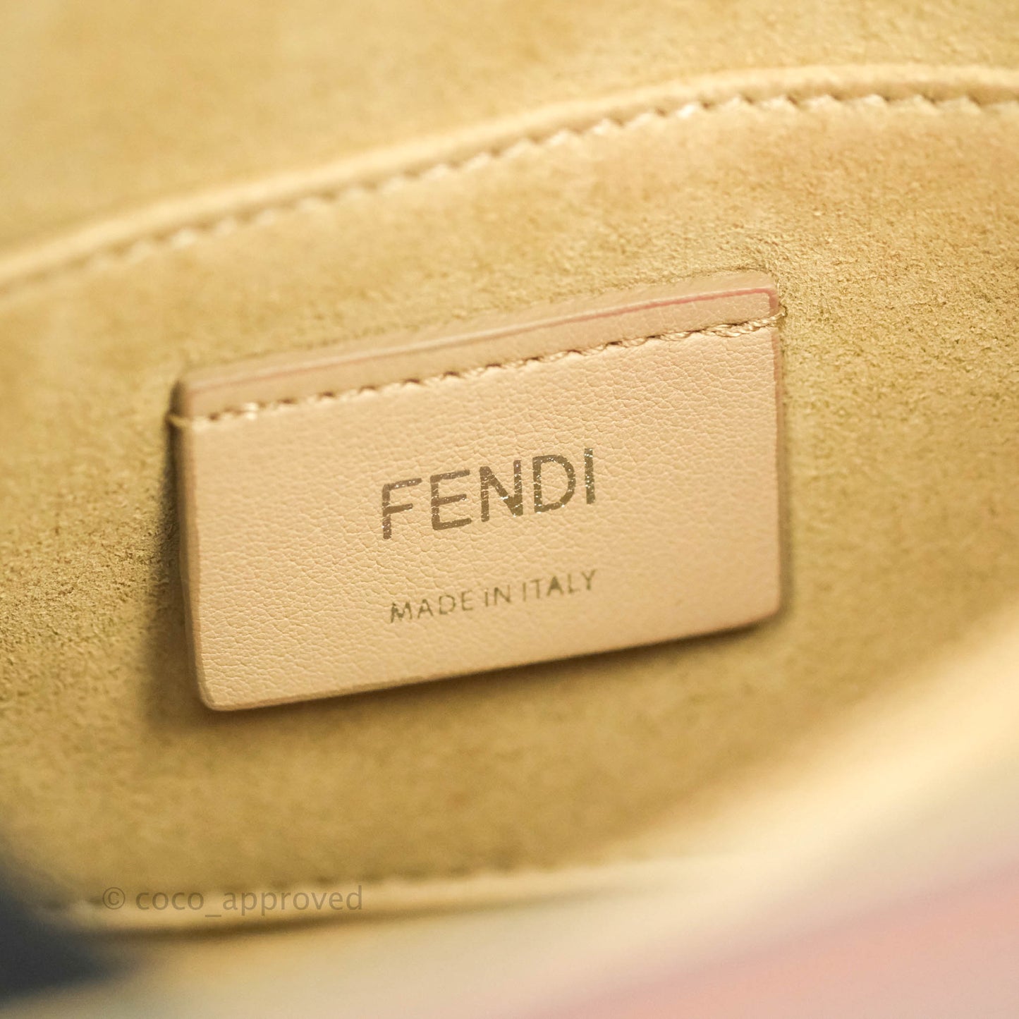 Fendi Kan I Scalloped Shoulder Bag Dark Pink Silver Hardware