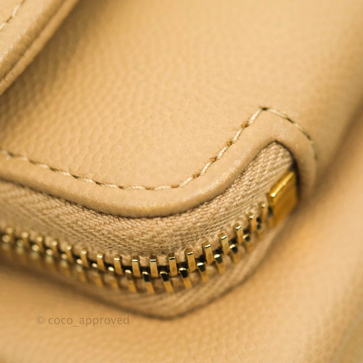 Chanel Quilted Small Business Affinity Flap Dark Beige Caviar Light Gold Hardware