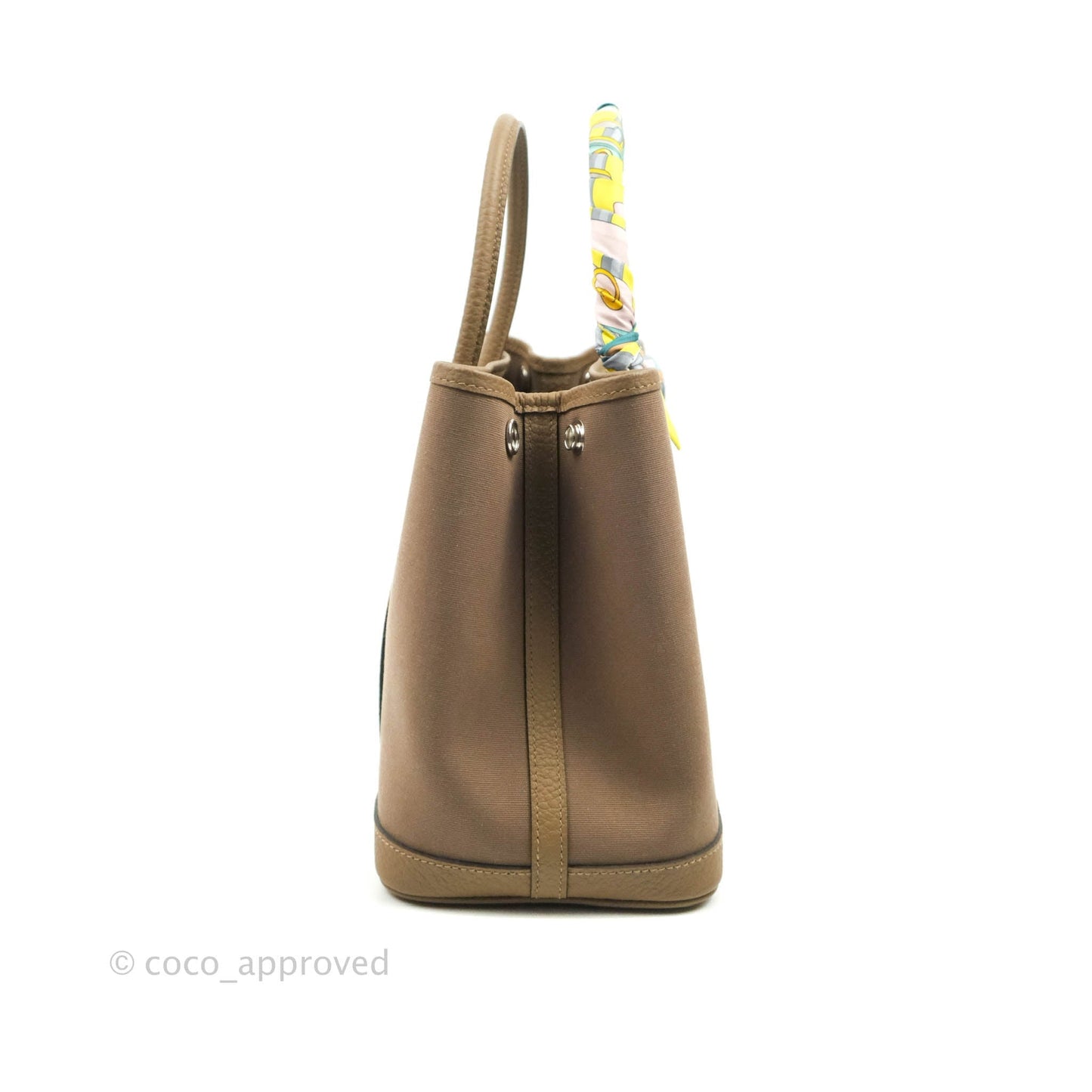 Hermès Garden Party 30 Canvas Brown