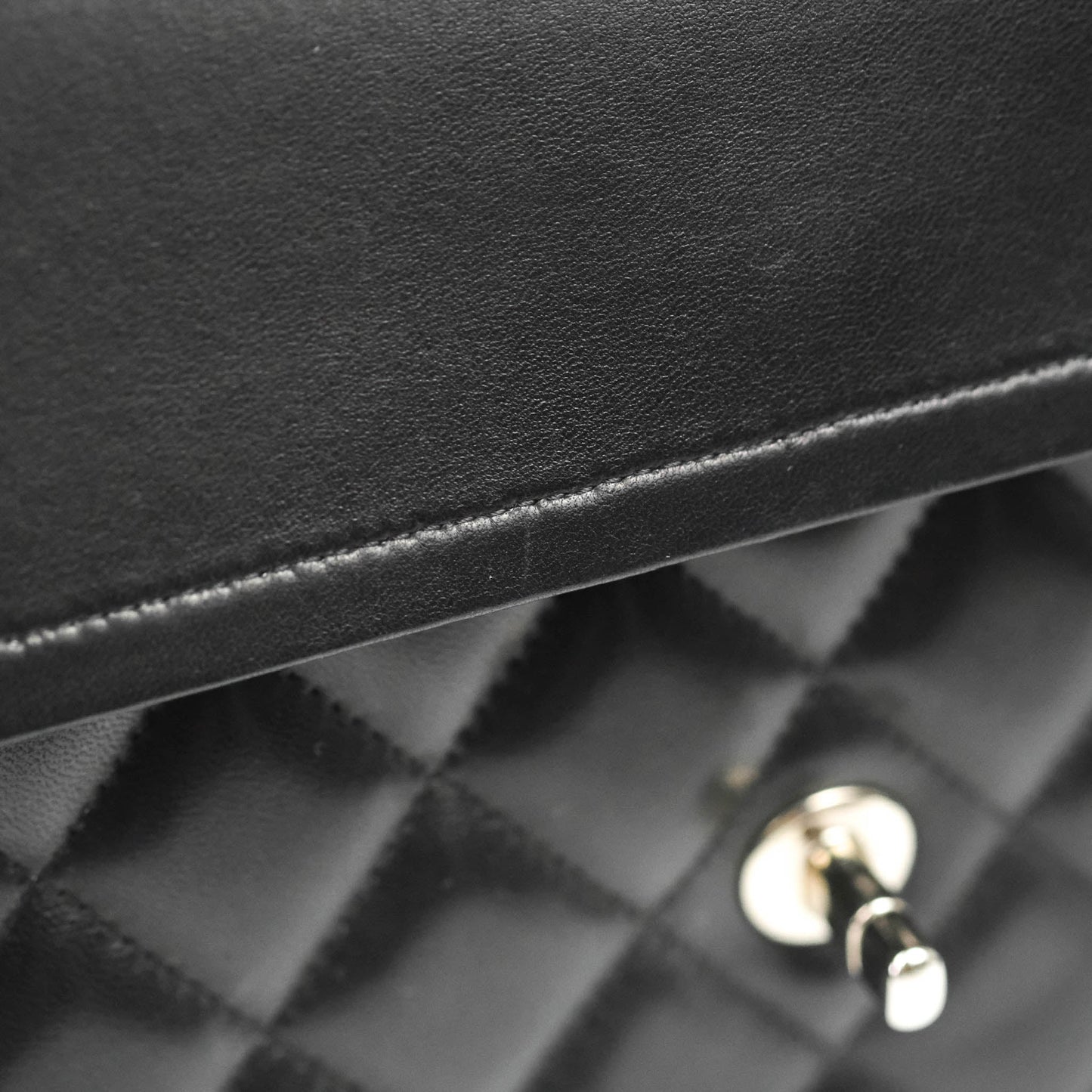 Chanel Jumbo Double Flap Black Lambskin Silver Hardware⁣⁣