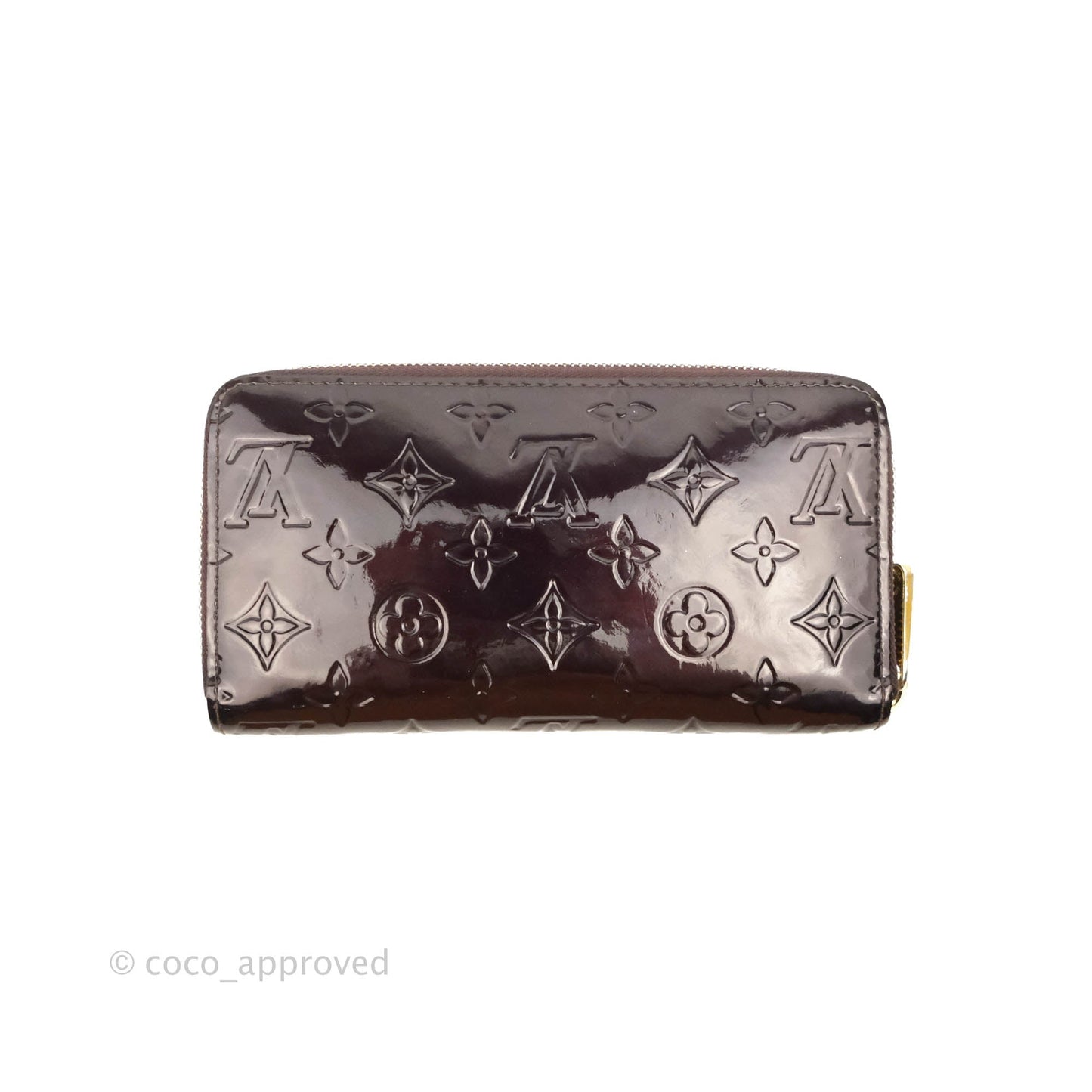 Louis Vuitton Amarante Monogram Vernis Zippy Wallet