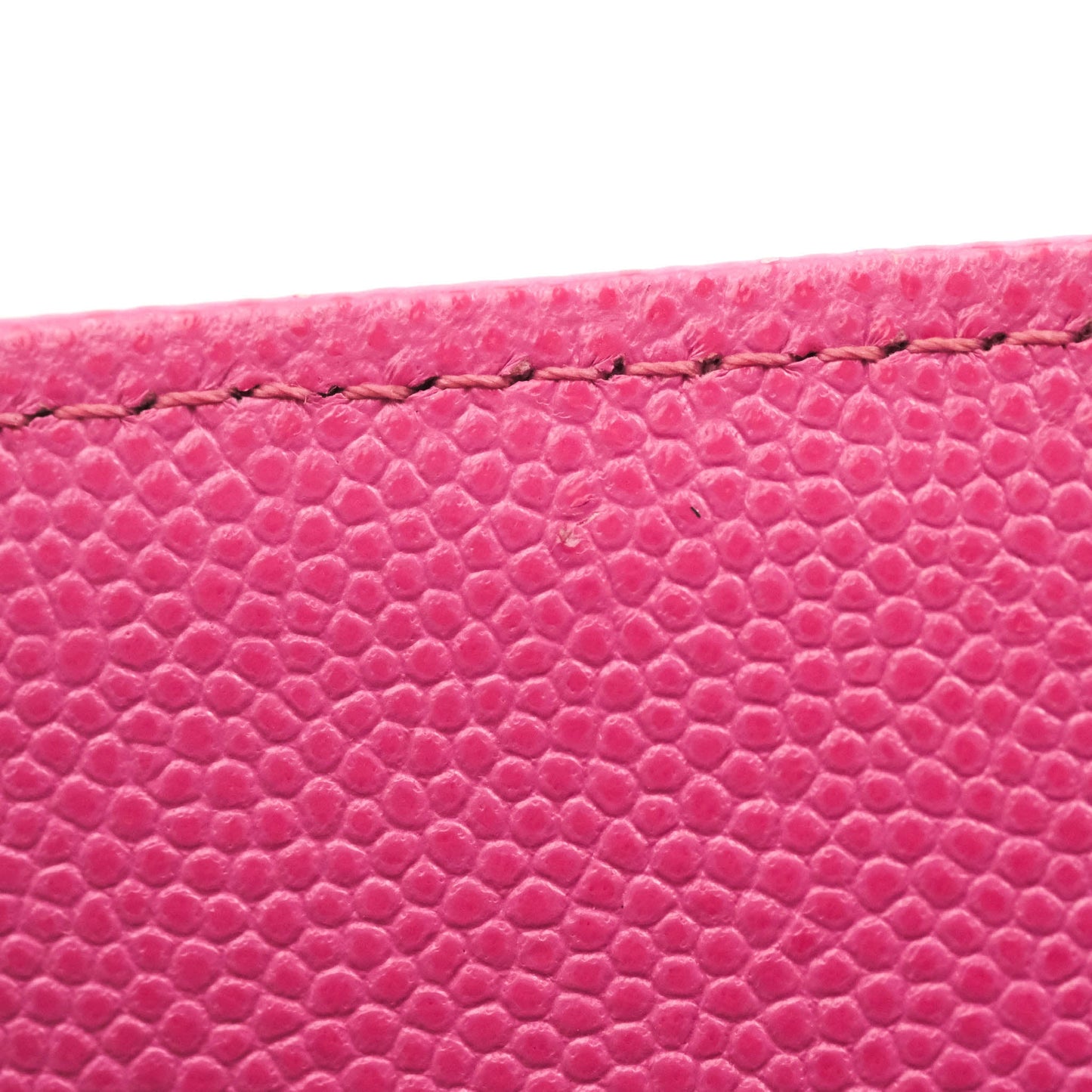 Chanel Quilted Wallet on Chain WOC Pink Caviar Gold Hardware