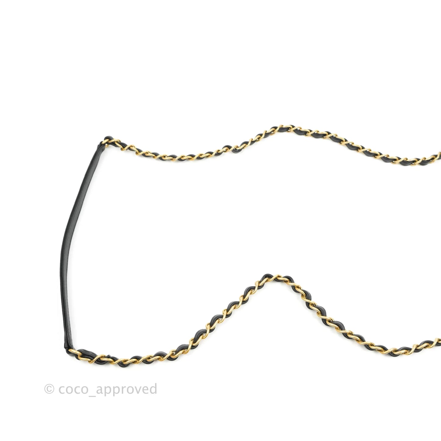 Chanel Quilted Small Flap Bag with CC Crystal Logo Handle Black Lambskin Aged Gold Hardware