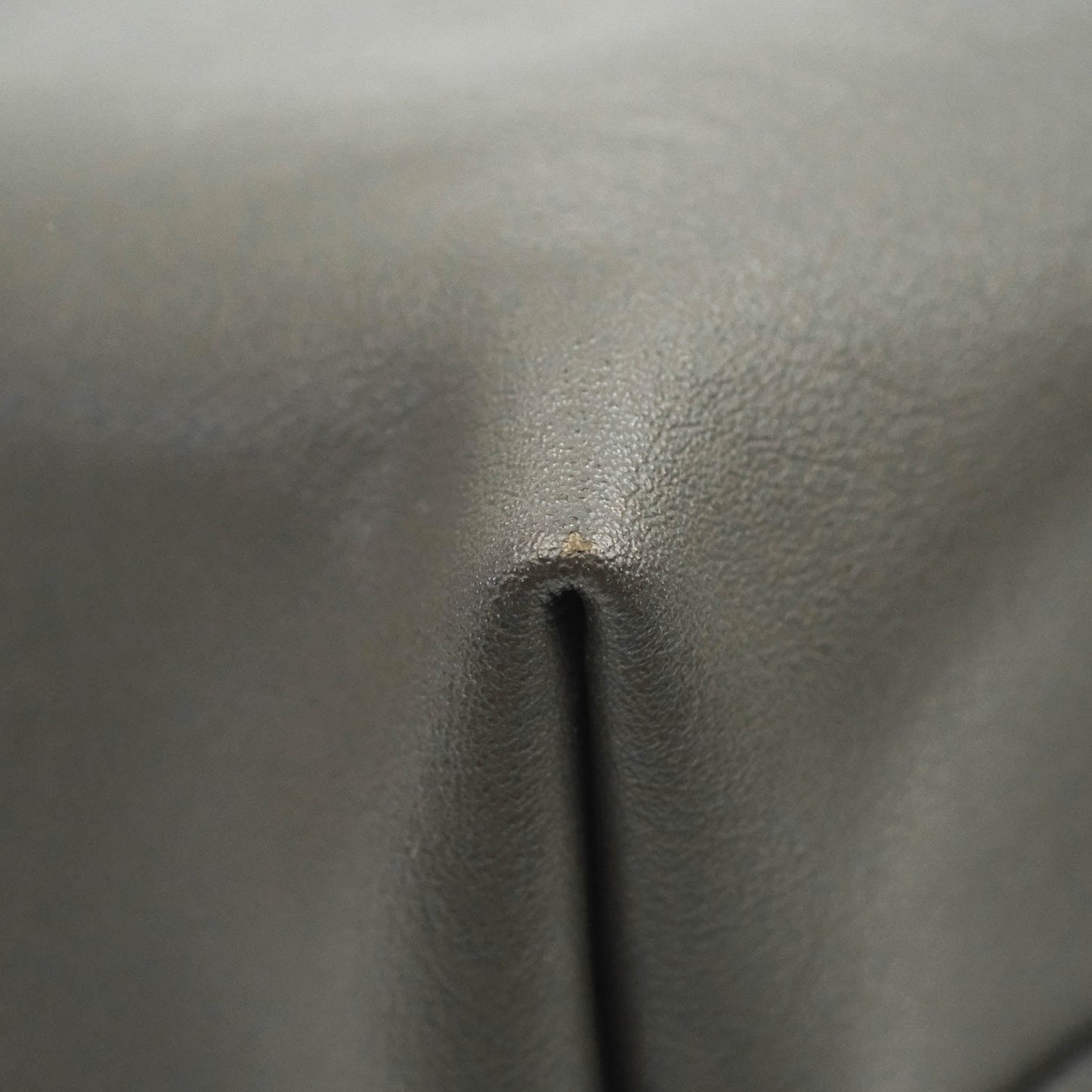 Saint Laurent East West with Pouch Dark Grey Calfskin Tote Bag
