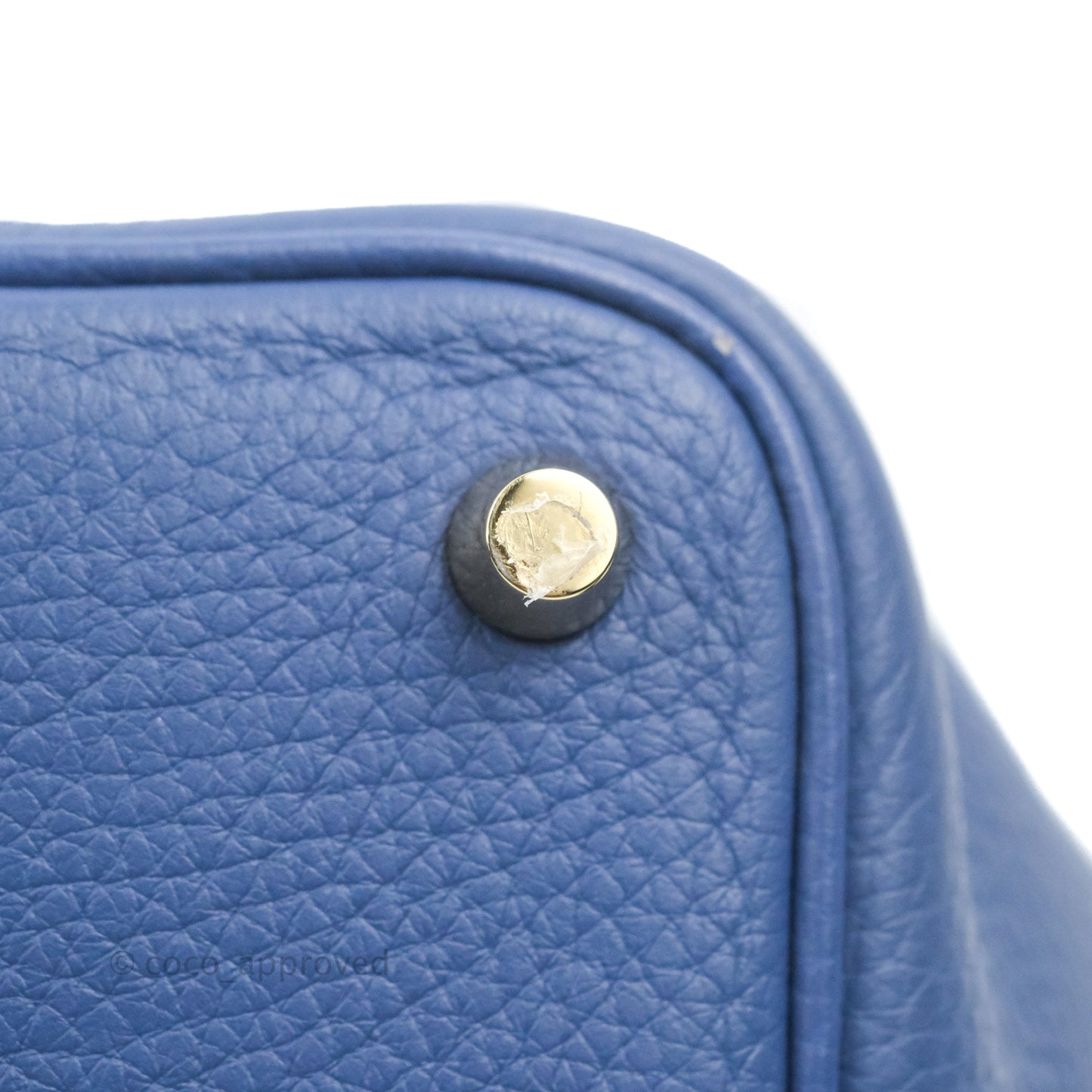 Hermès Picotin Lock 18 TM Bleu Brighton Gold Hardware