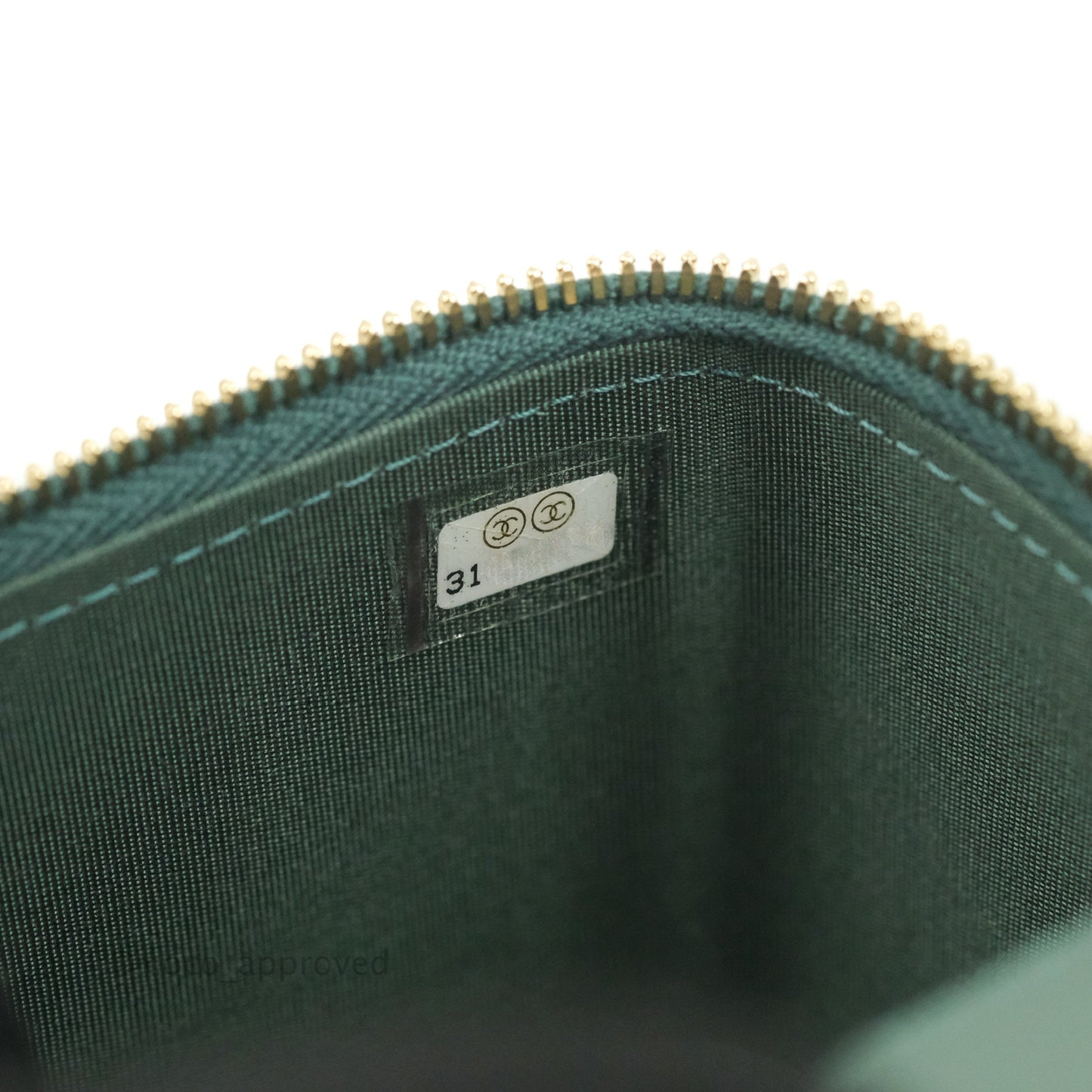 Chanel Quilted Mini Perfect Fit Vanity With Chain Calfskin Pine Green Aged Gold Hardware