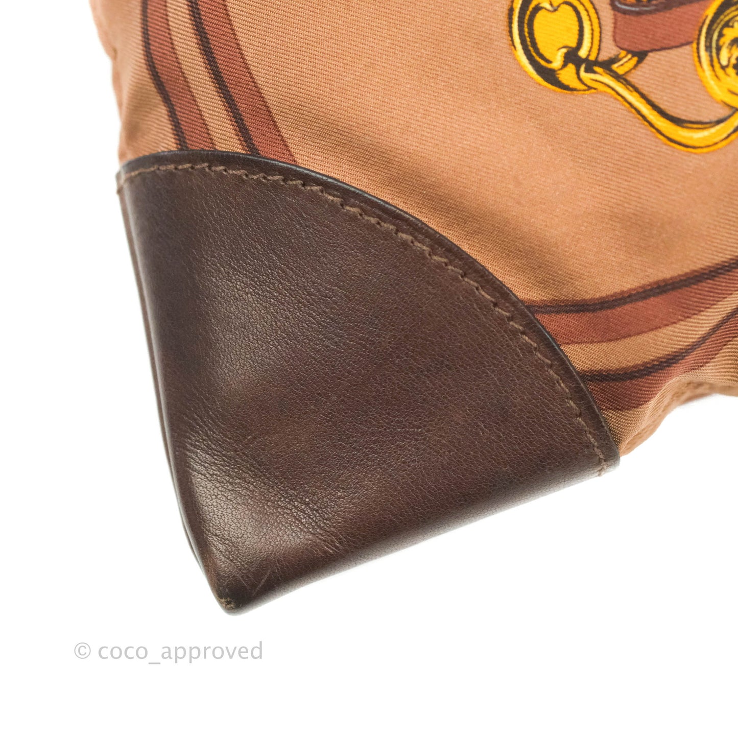 Hermès Silk City Tote Bag Marron