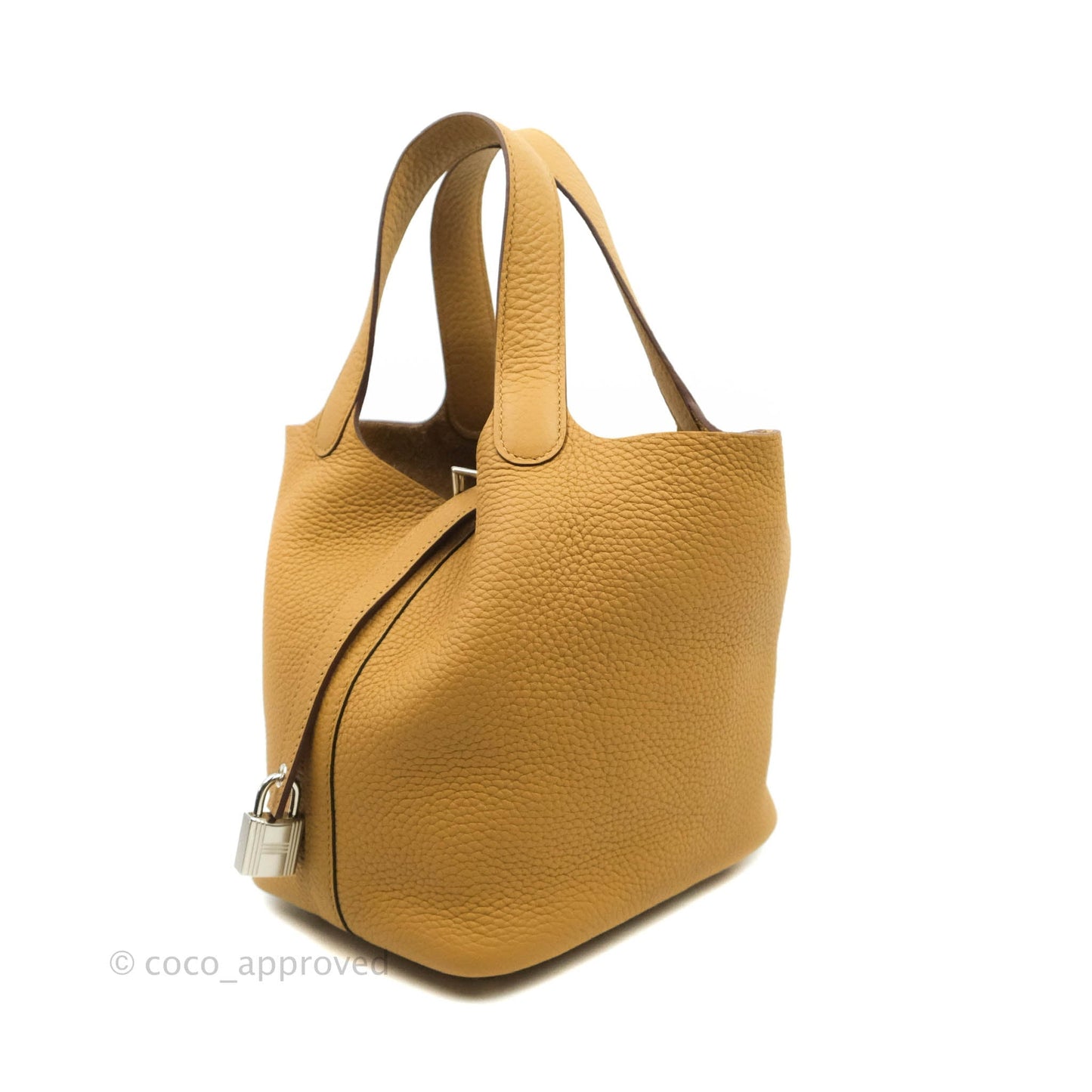 Hermès Picotin Lock 18 PM Biscuit 48 Natural 27 Clemence Palladium Hardware