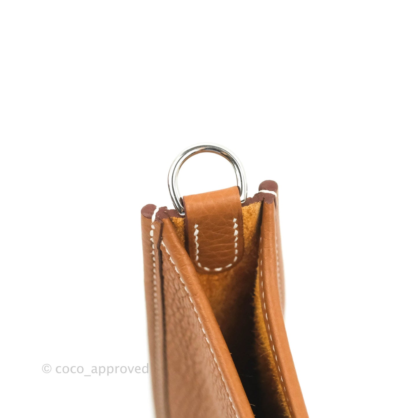 Hermès Mini Evelyne 16 Gold Clemence Palladium Hardware