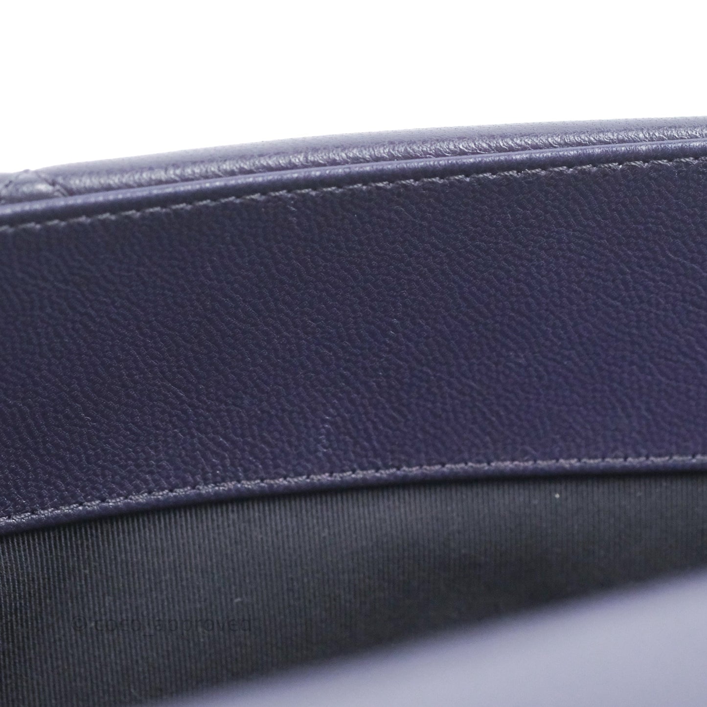 Chanel 19 Medium Dark Purple Mixed Hardware