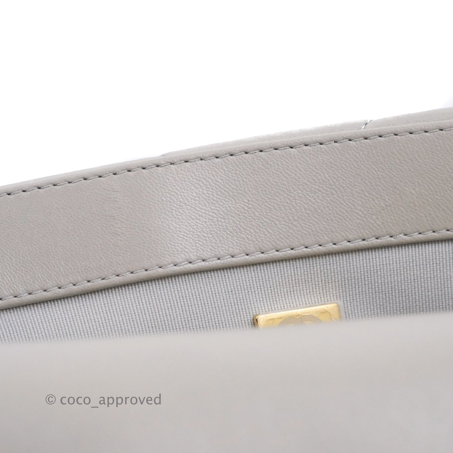 Chanel 19 Small Grey Mixed Hardware 22C