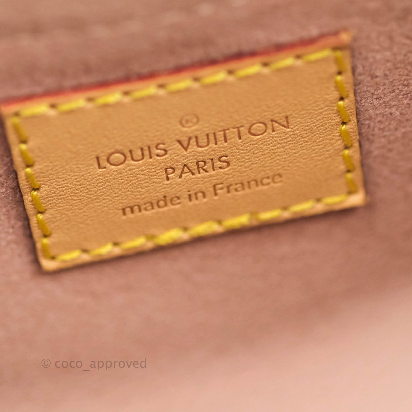 LV Pallas BB Pink Monogram Canvas Shoulder Bag With Twilly
