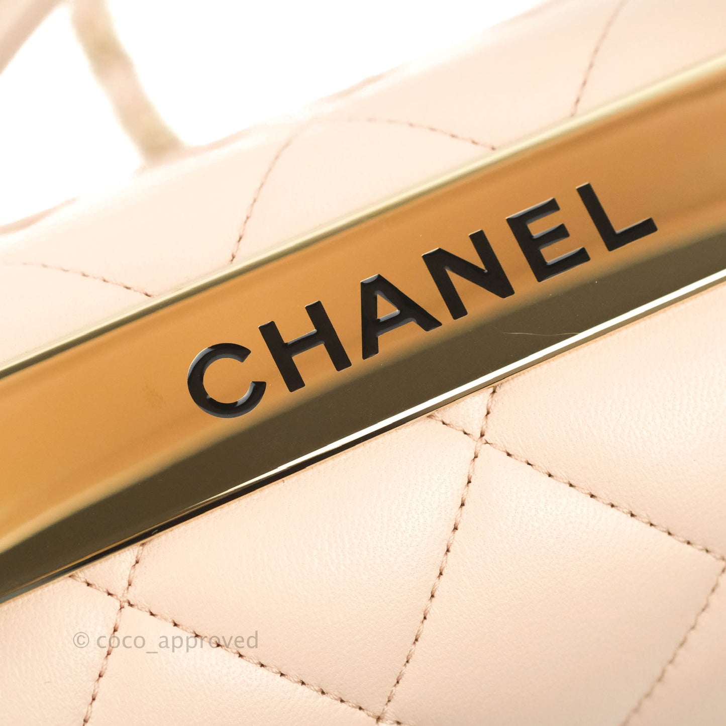 Chanel Small Trendy CC Light Pink Lambskin Gold Hardware