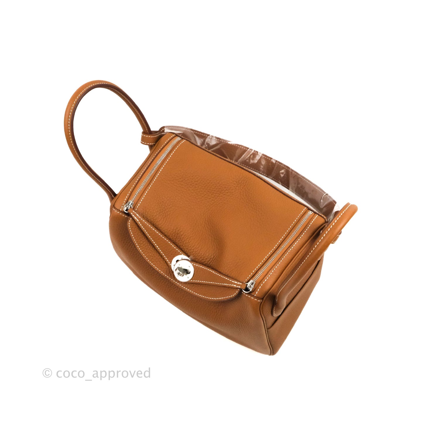 Hermès Lindy 26 Gold Clemence Palladium Hardware