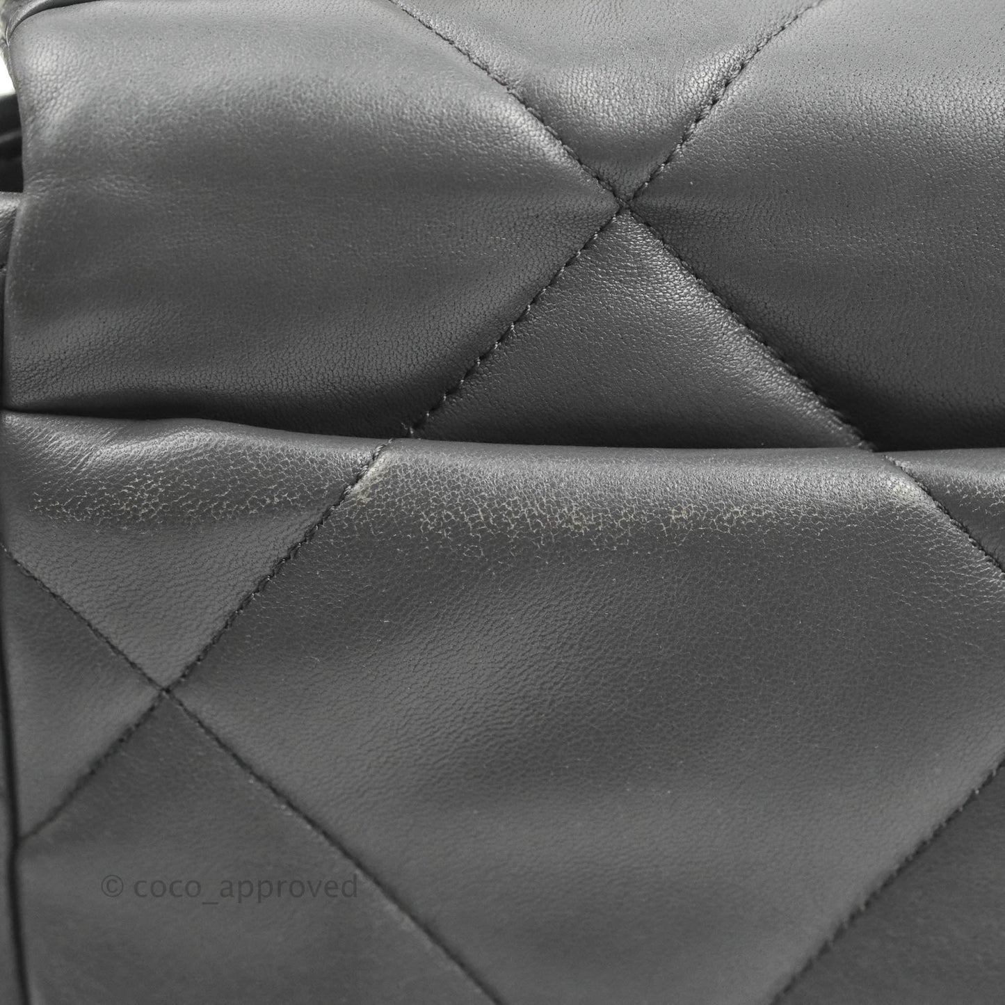 Chanel 19 Small Dark Grey Mixed Hardware
