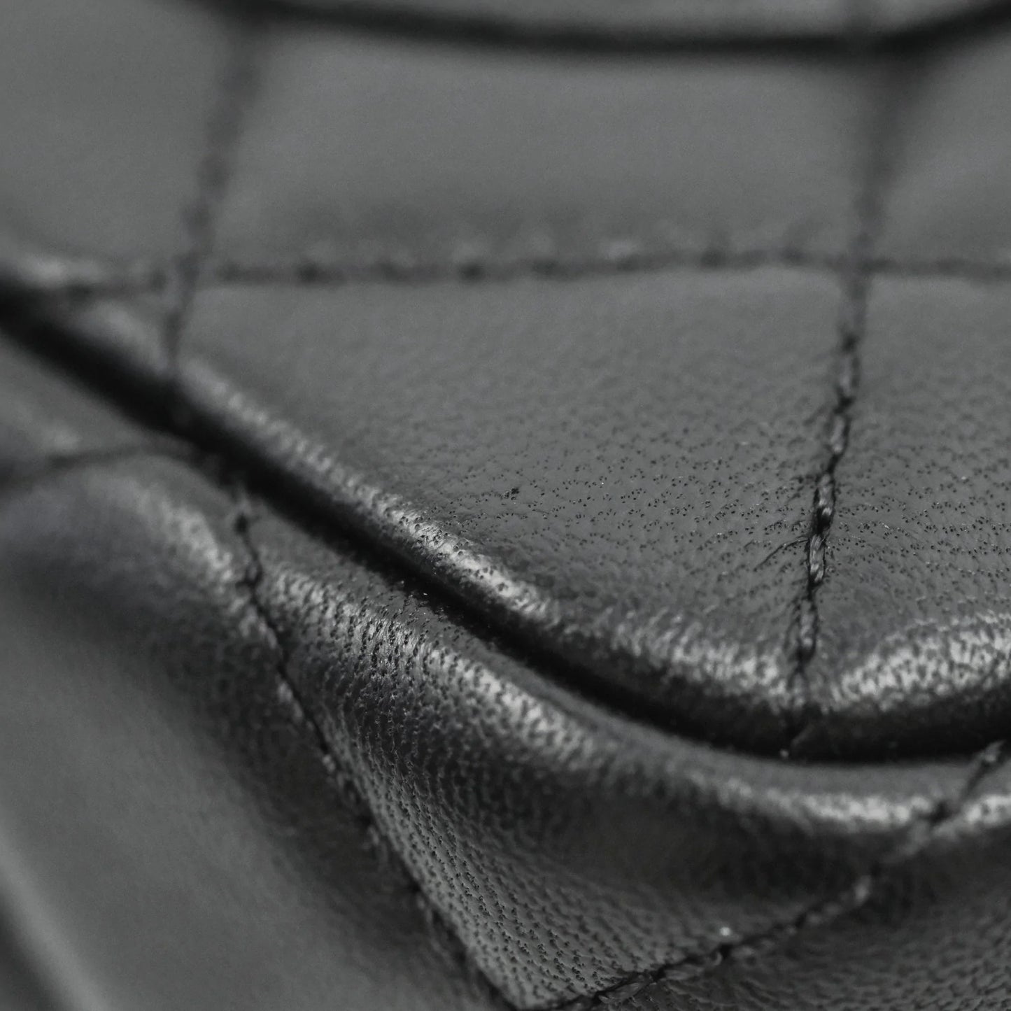 Chanel Mini Rectangular Pearl Crush Quilted Black Lambskin Aged Gold Hardware