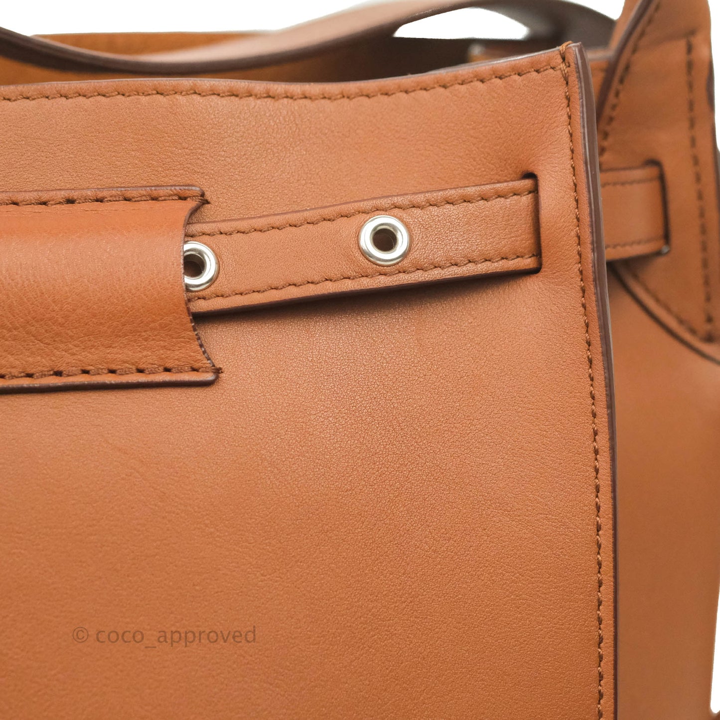 Celine Long Strap Big Bag Brown Bucket Calfskin
